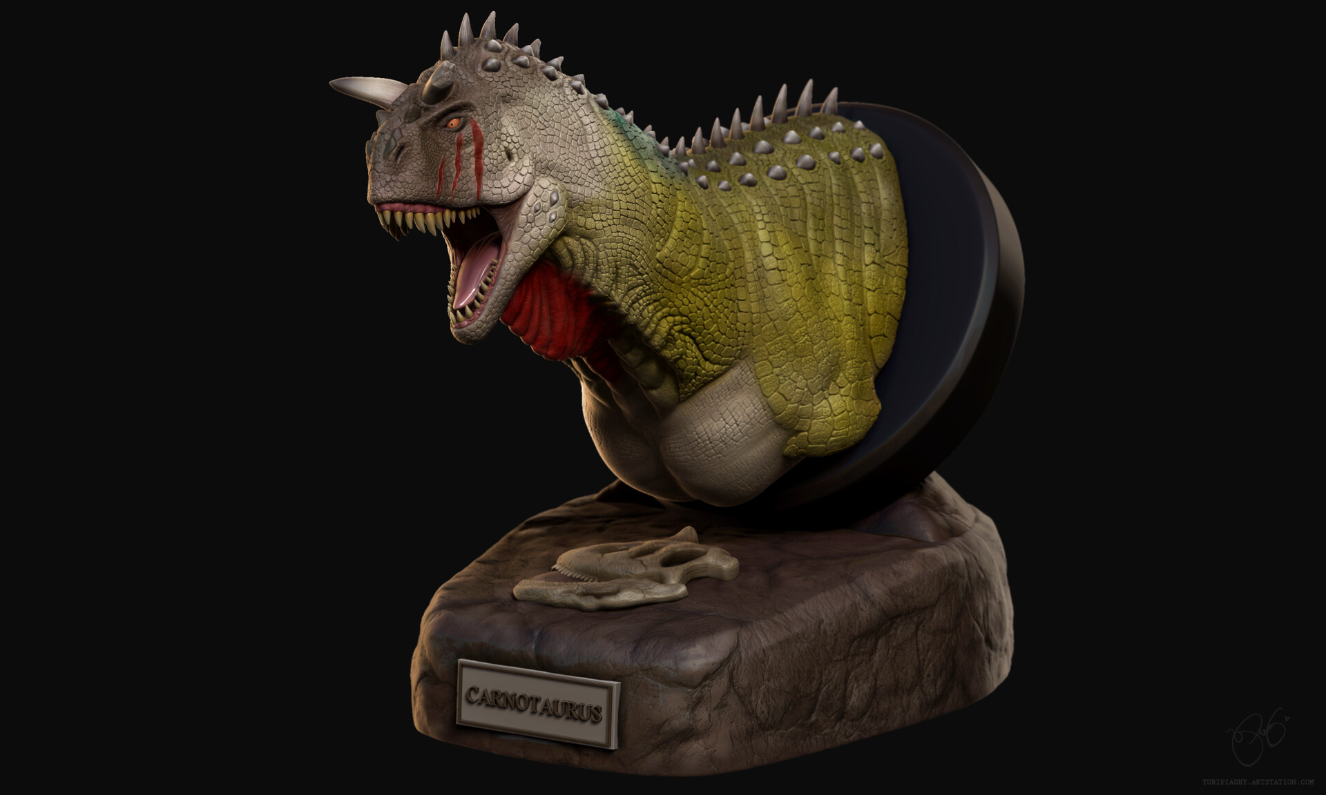 Yuri Piauhy Carnotaurus Bust