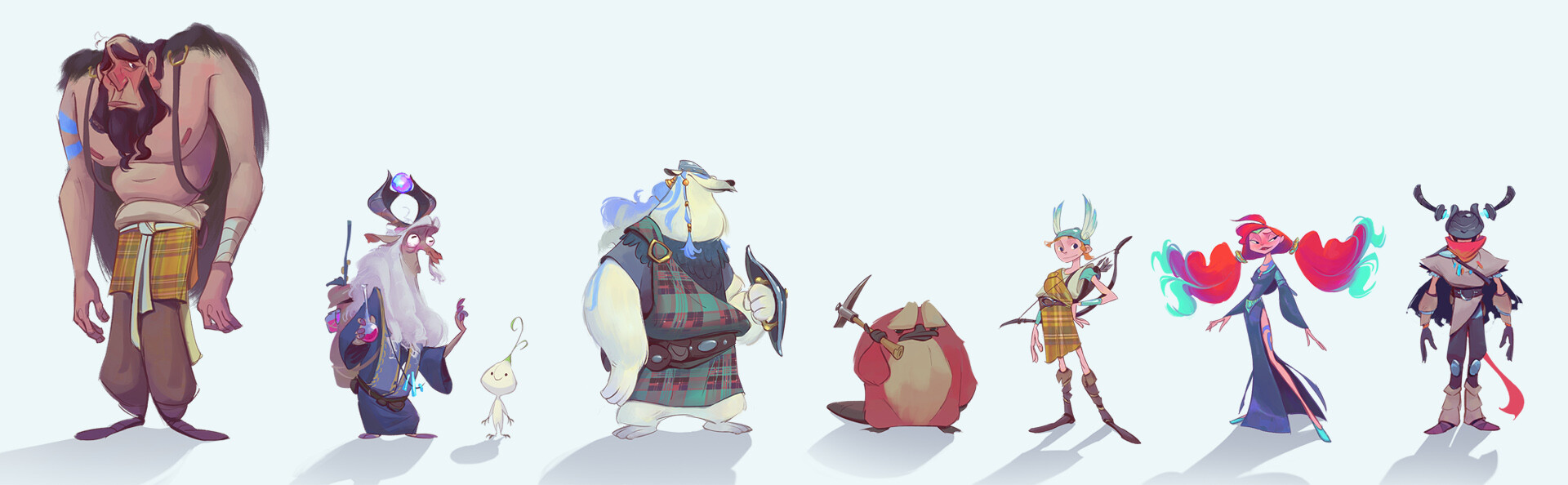 Artstation Character Lineup Raffaele Izzo
