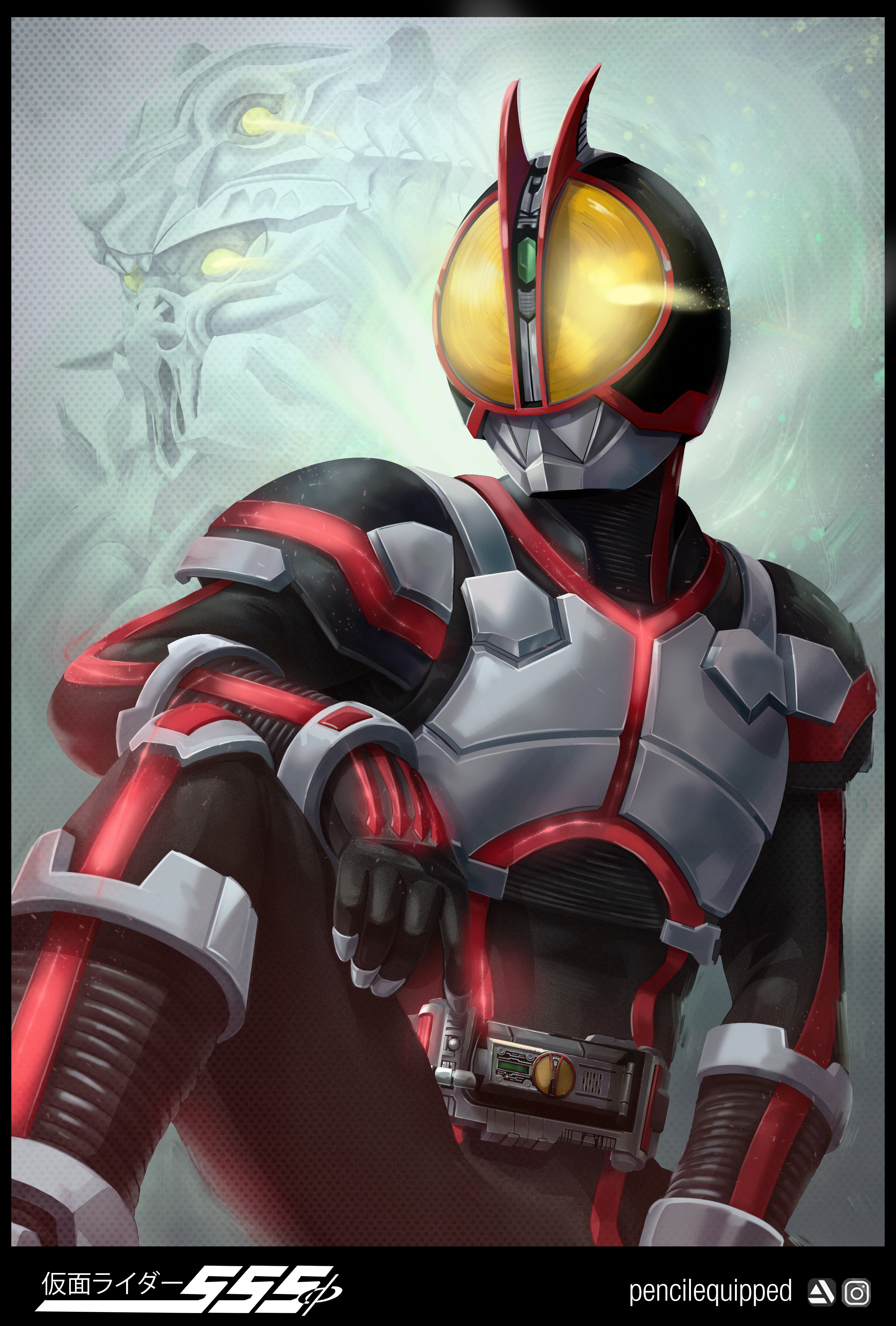 Artstation Kamen Rider 555 Pencil Equipped Artstation Kamen Rider 555 Pencil Equipped