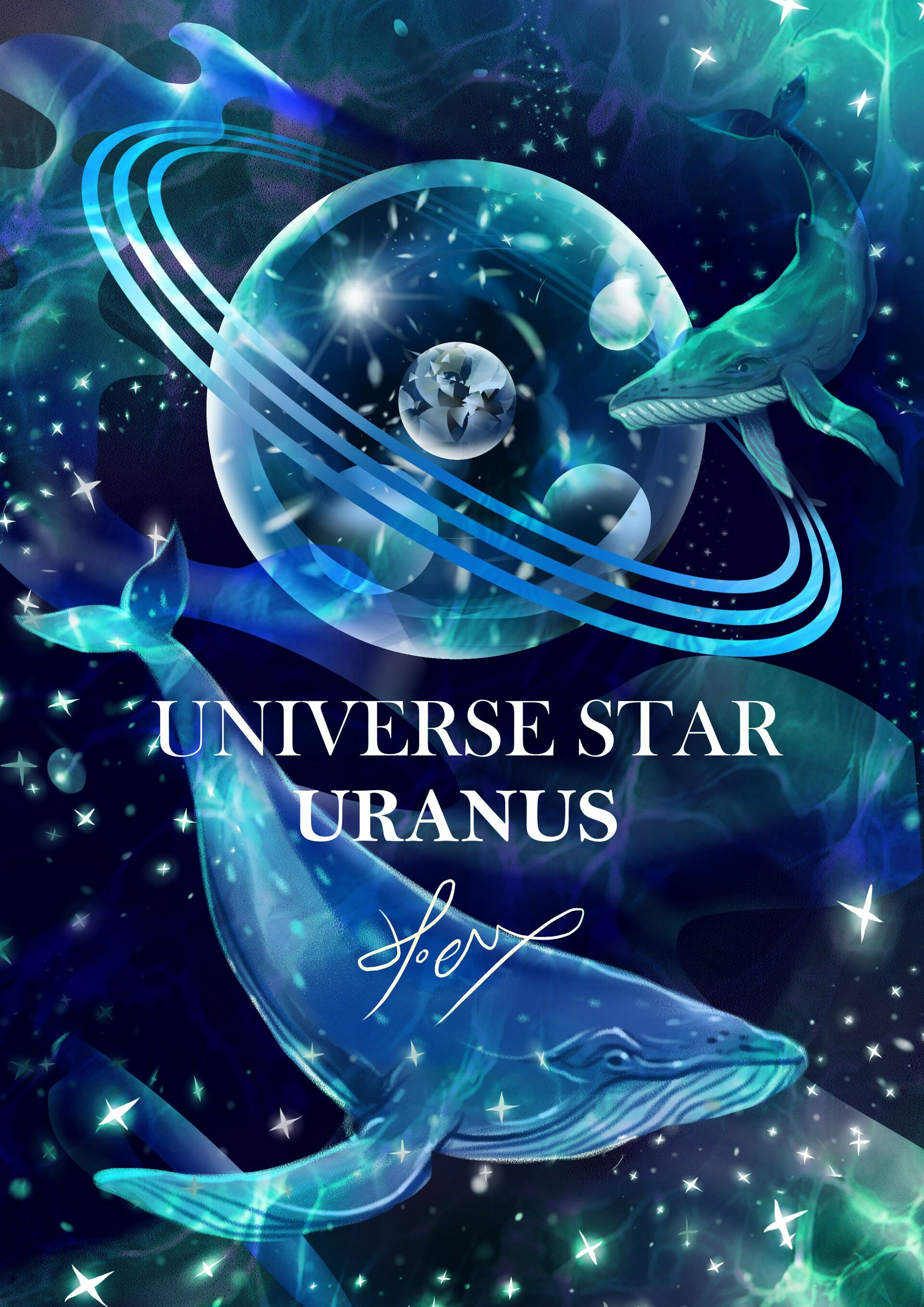 Artstation Universe Star 宇宙星球 天王星uranus 深海鯨魚的故事 Hoelex Painter繪畫教學 Hoelex Chang 浩理斯 Artstation Universe Star 宇宙星球 天王星uranus 深海鯨魚的故事 Hoelex Painter繪畫教學 Hoelex Chang 浩理斯