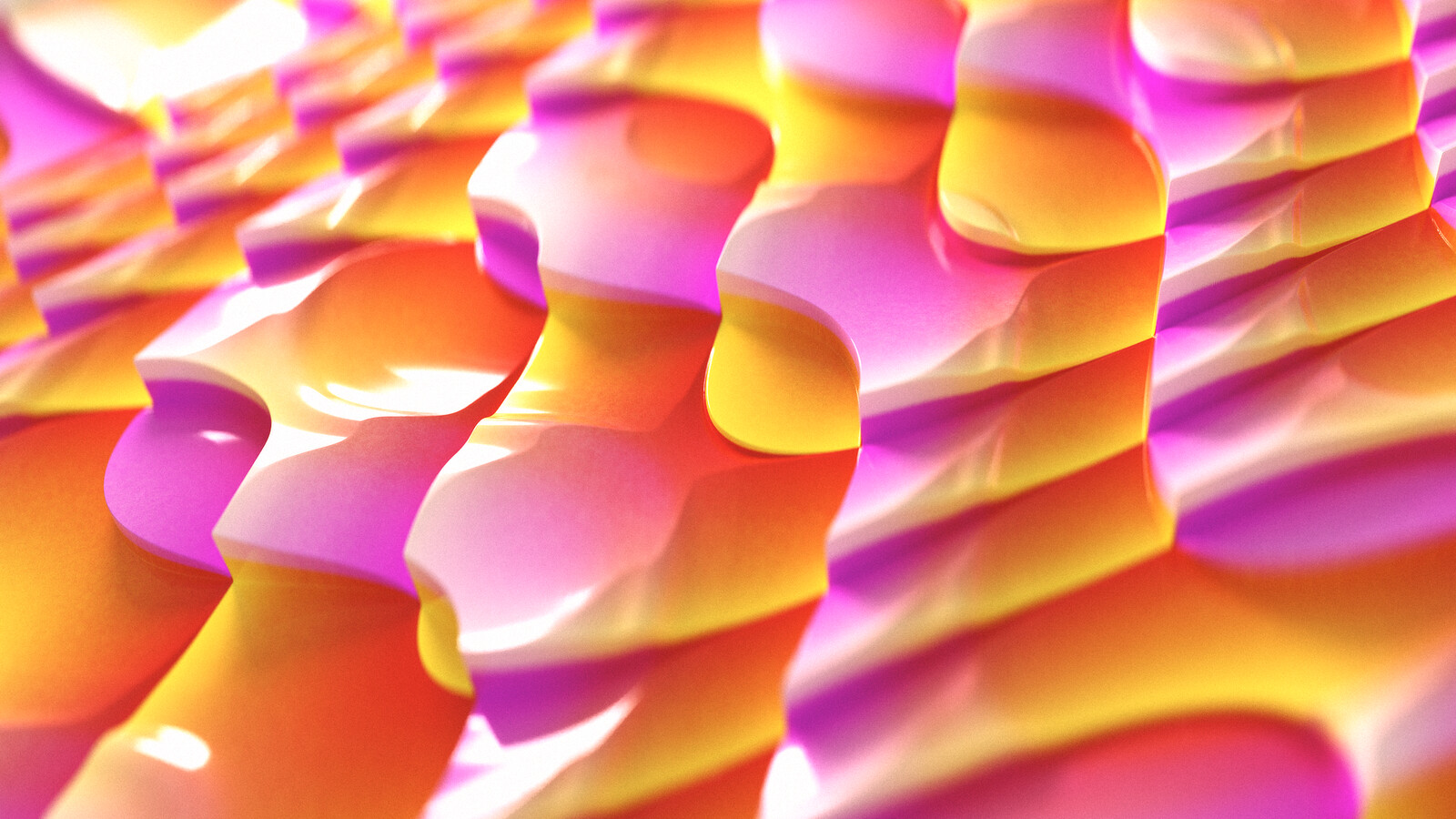 Experimental displacement map made with gradients.