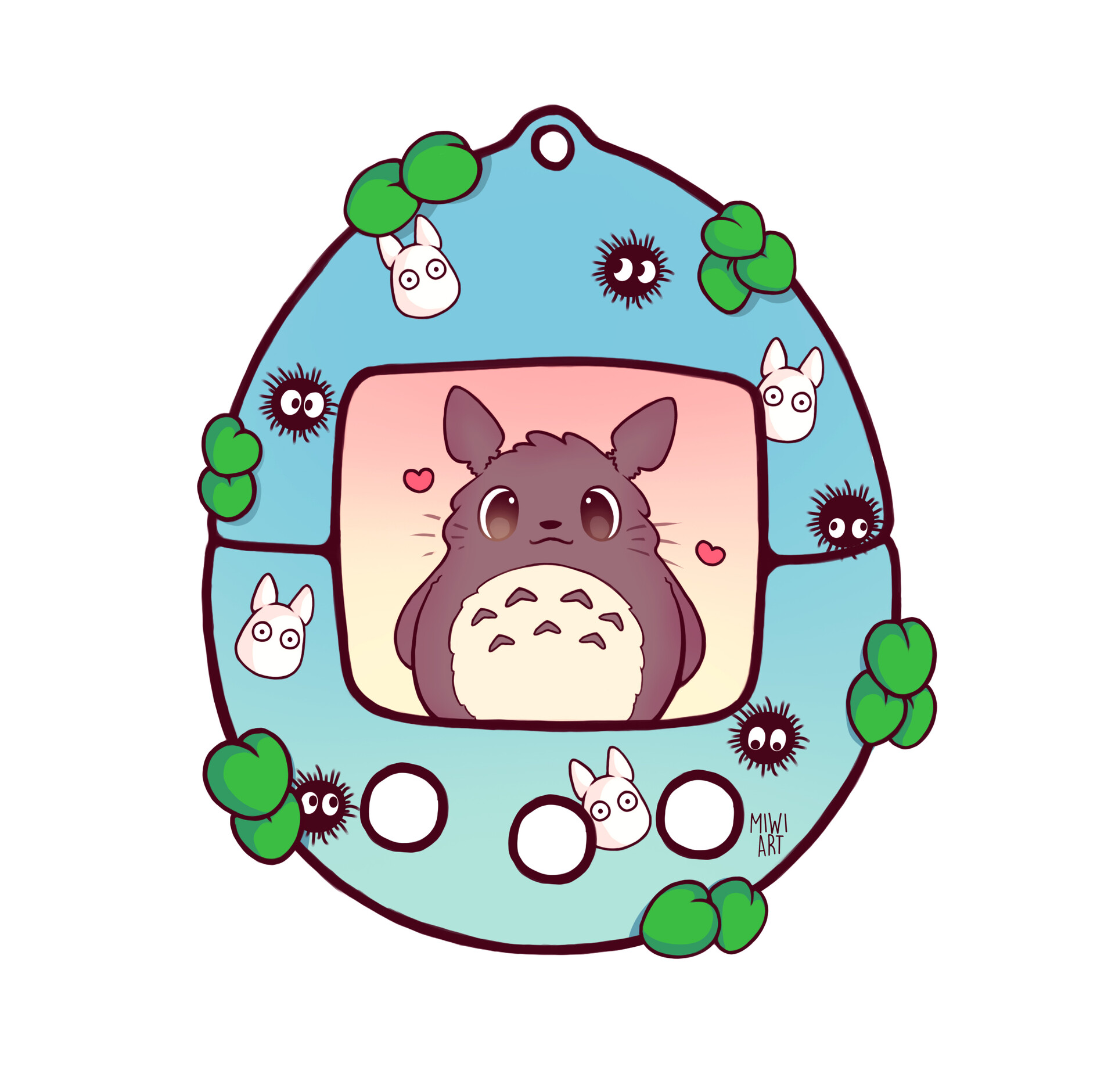 ArtStation - Totoro Tamagotchi