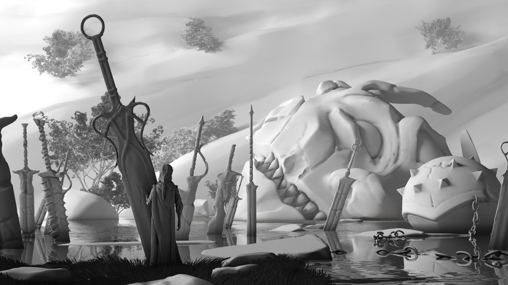 artstation 3d modeling ionia jules