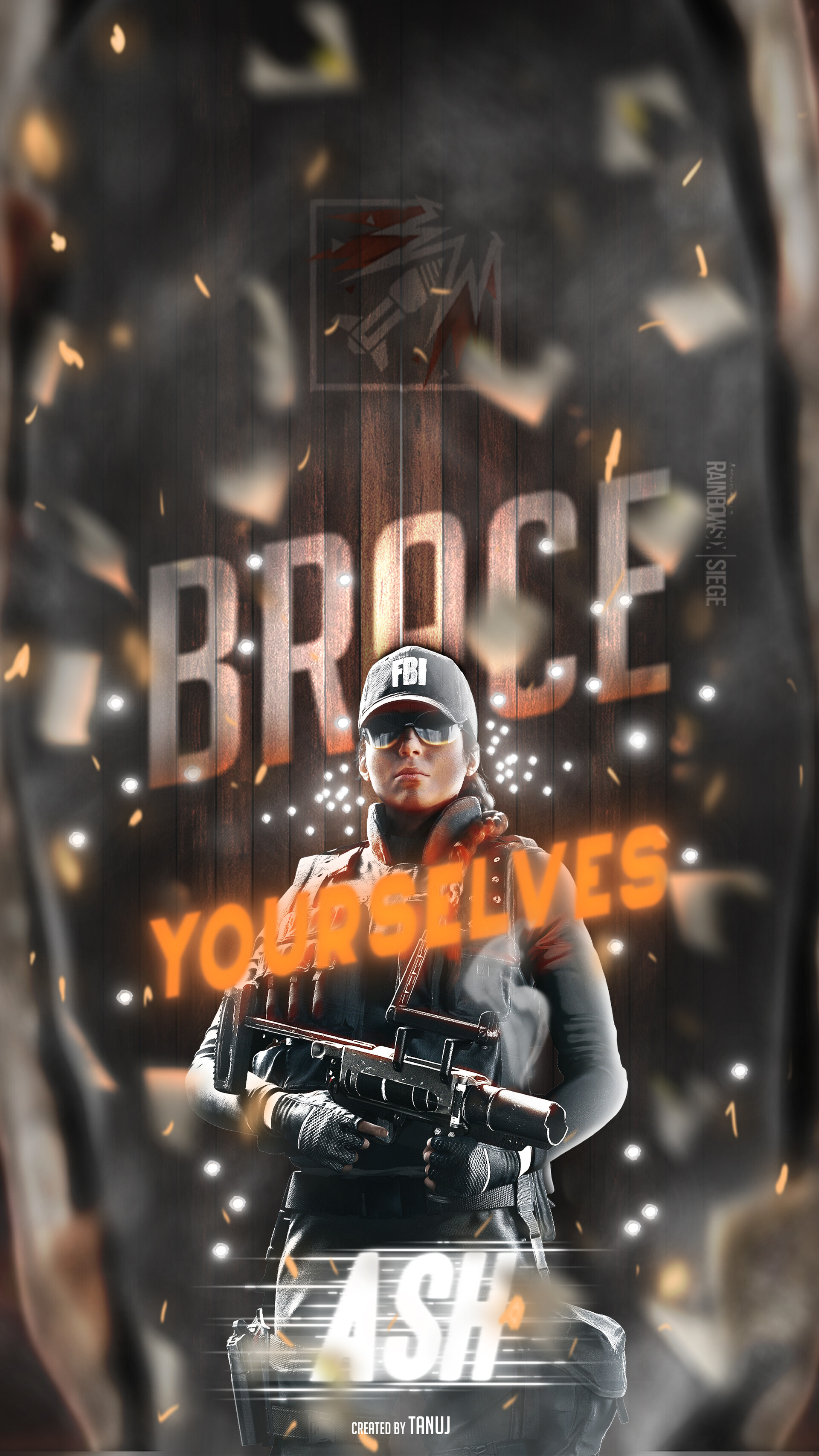 rainbow six operator poster design