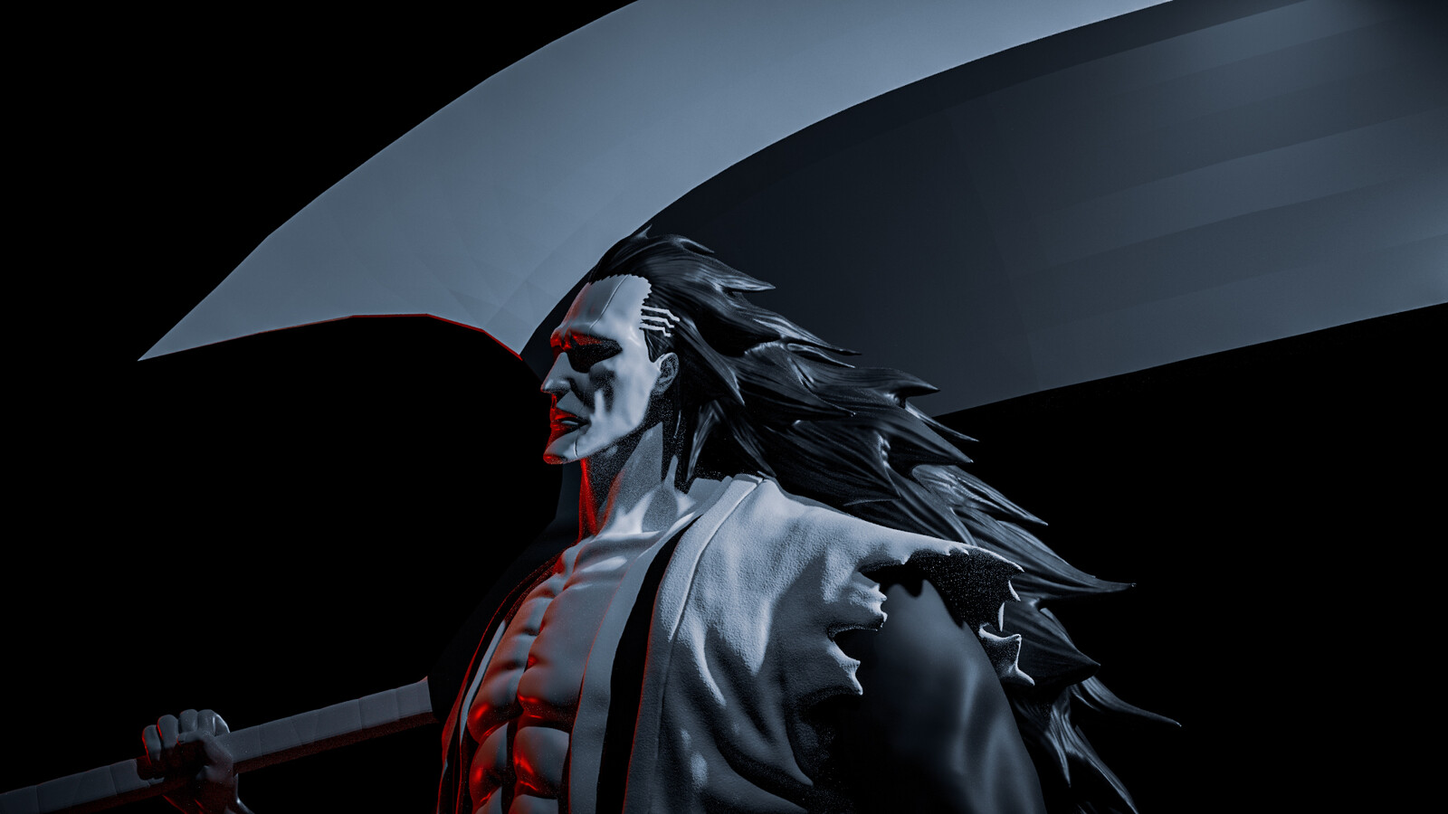 Bleach 更木剣八 Kenpachi Zaraki Hiroki Akimoto Artstation