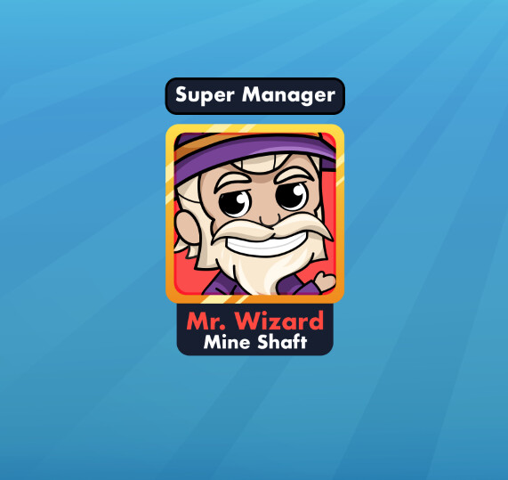 Michele Cavaloti - Super Manager Wizard - Idle Miner Tycoon Game