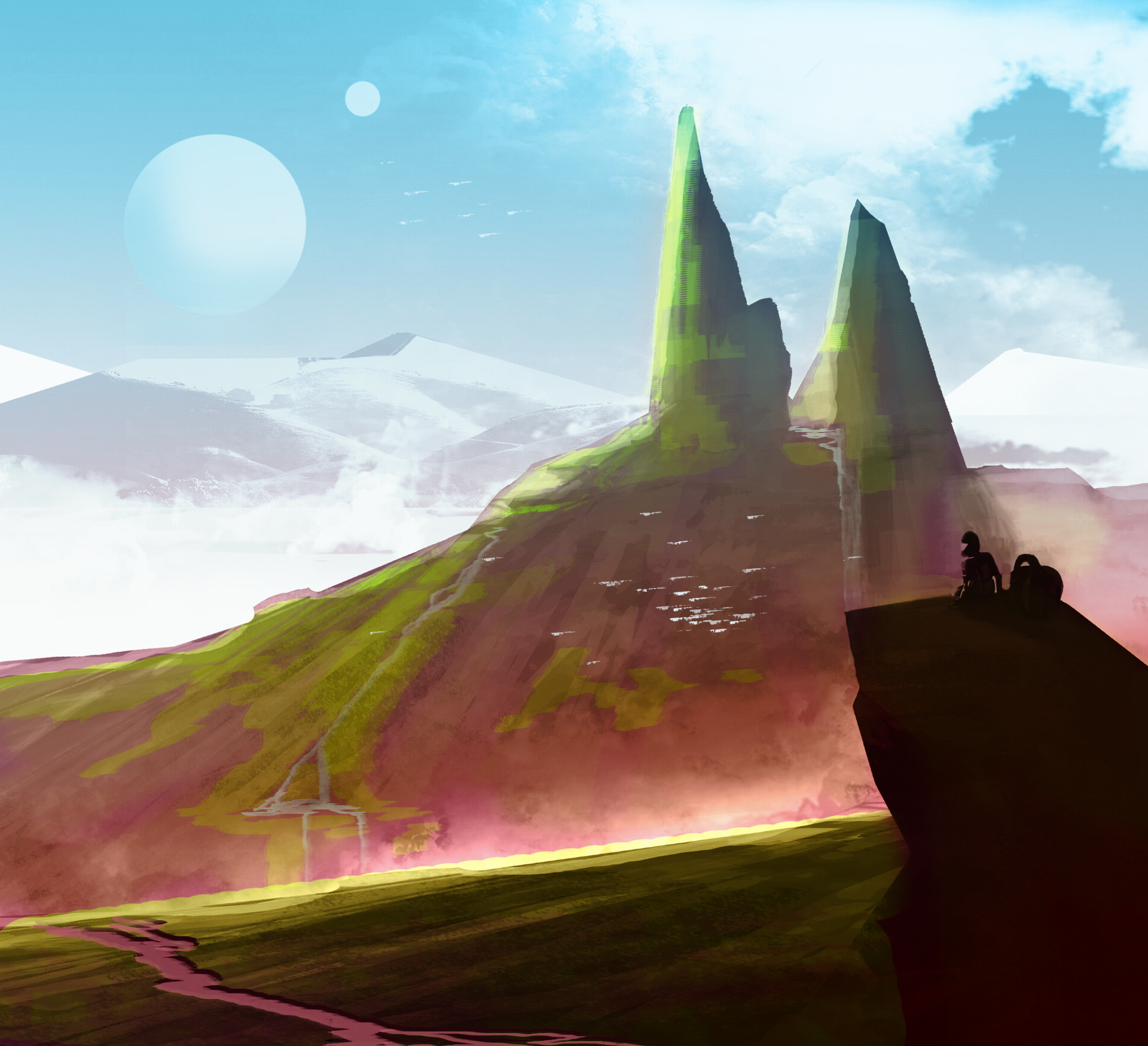 ArtStation - Over the Ridge