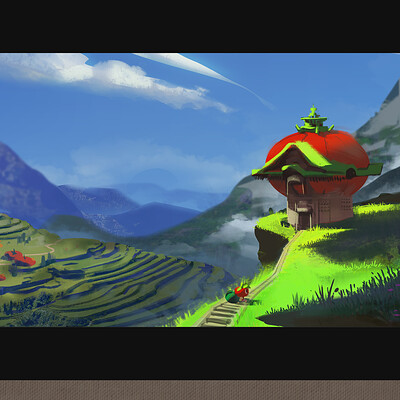 Tomato boy Environment Concept