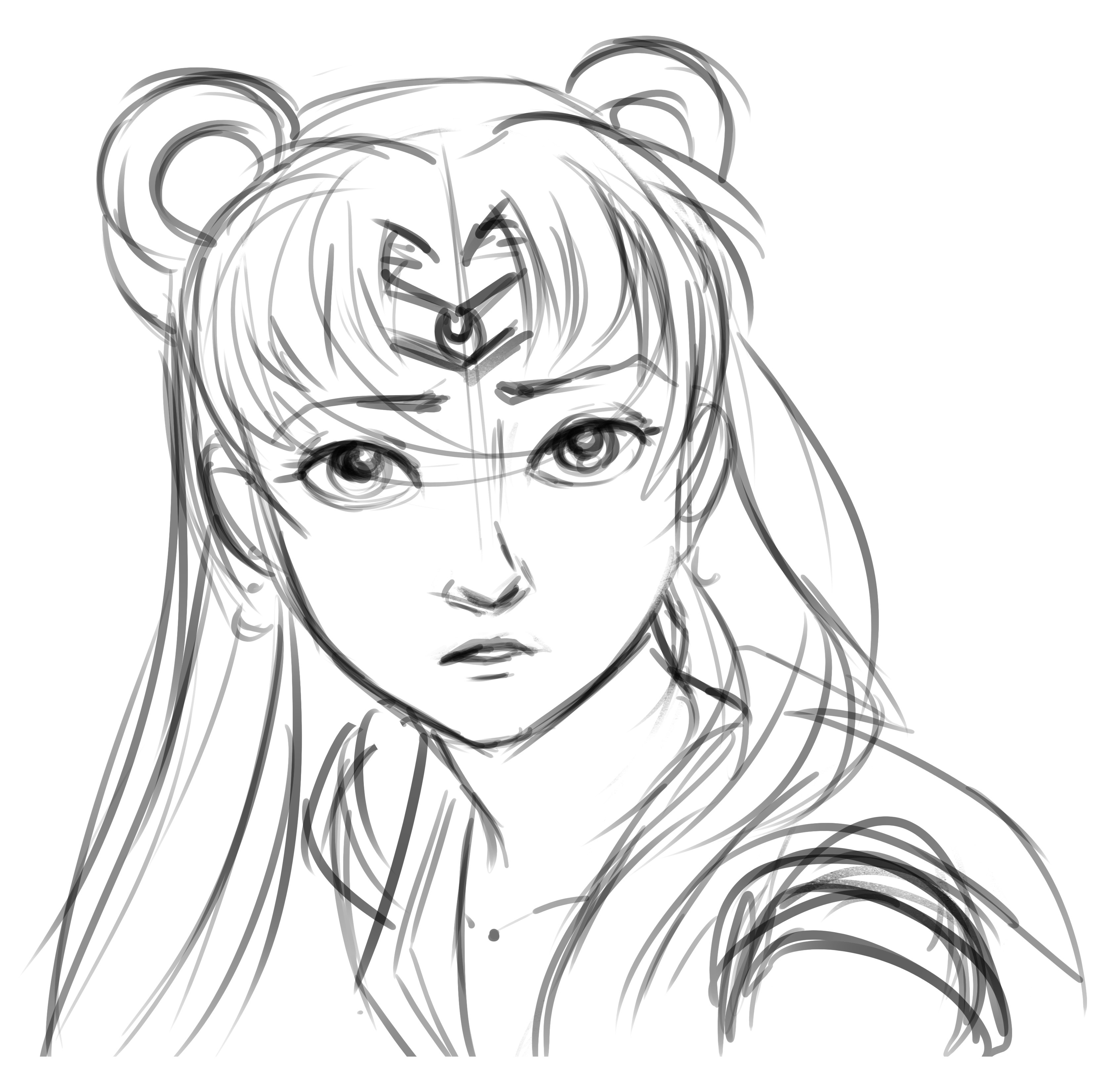 Sailor Moon Coloring Page  Easy Drawing Guides