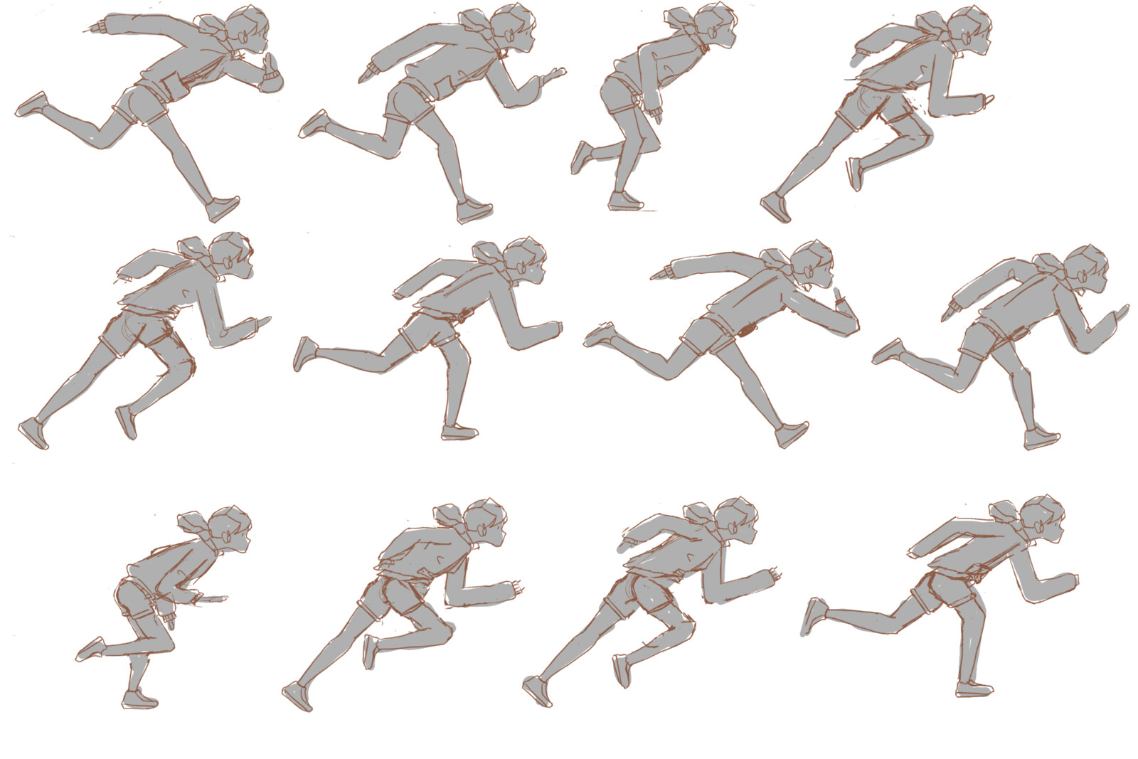 Liam Sean Thornton - Early Run Sprite Sheet, Ezla (Elementa)