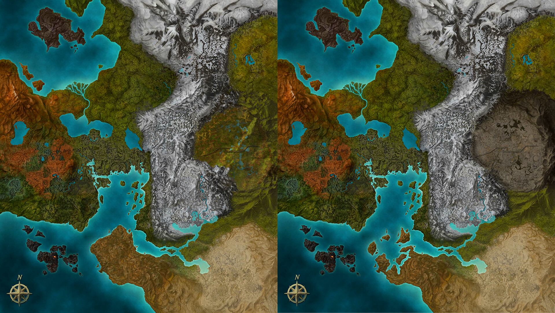 ArtStation - Guild Wars - Tyria Map