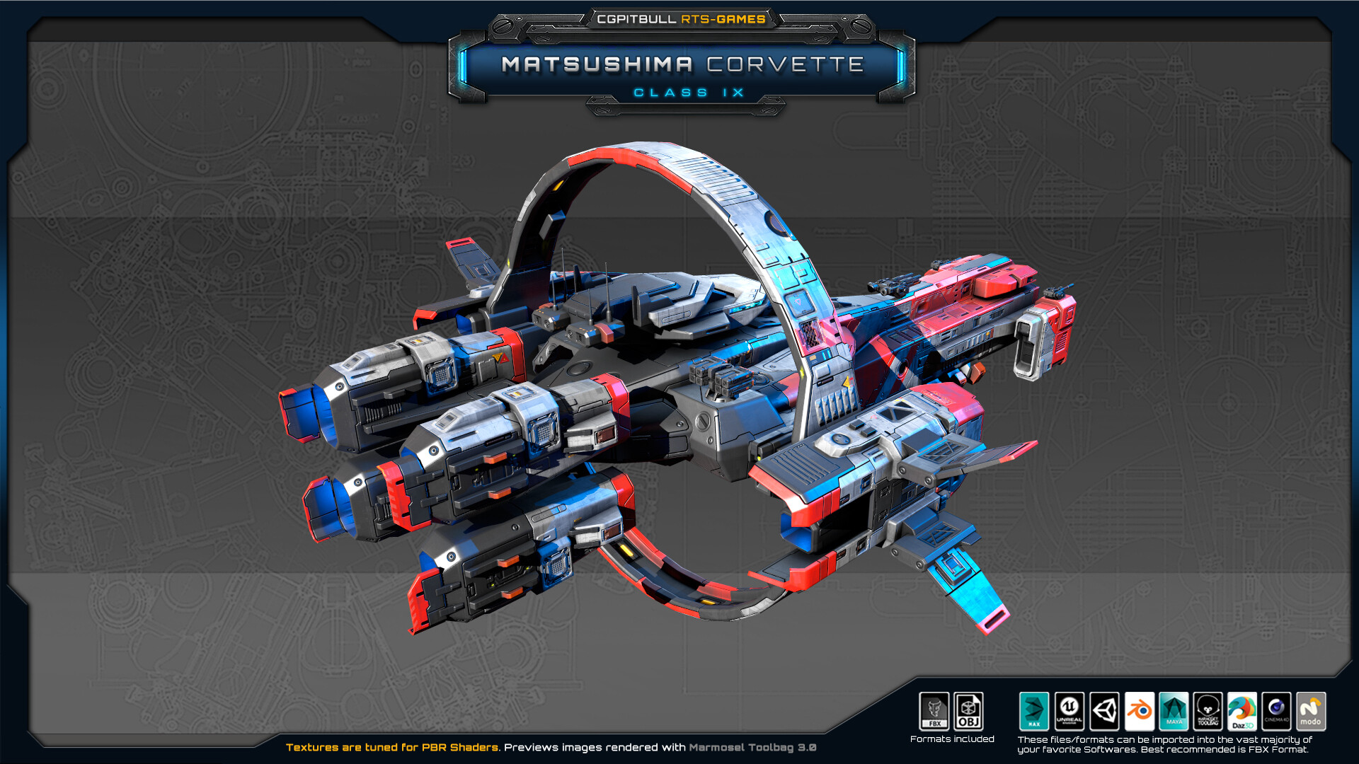 CGPitbull - GrafxBOX - RTS Games - Nakamura Destroyer - Class IV