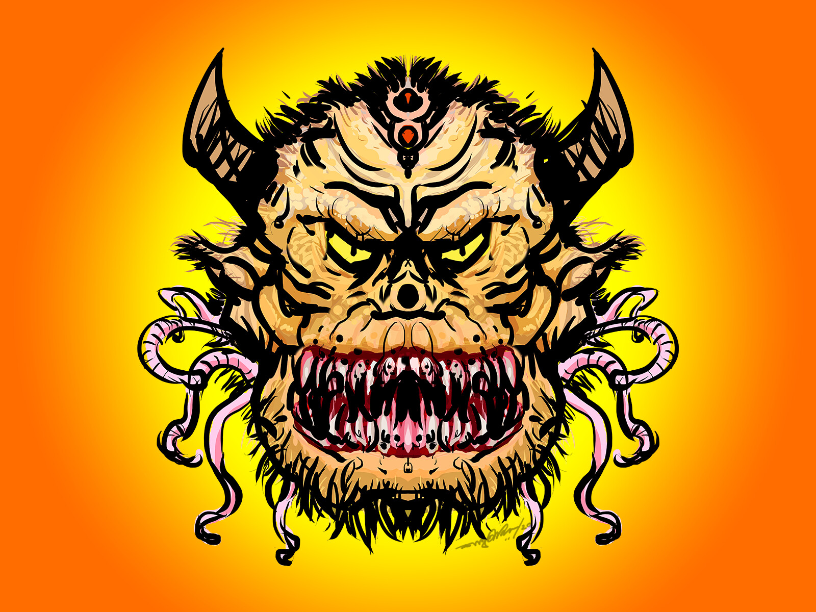 MONSTER DOODLING