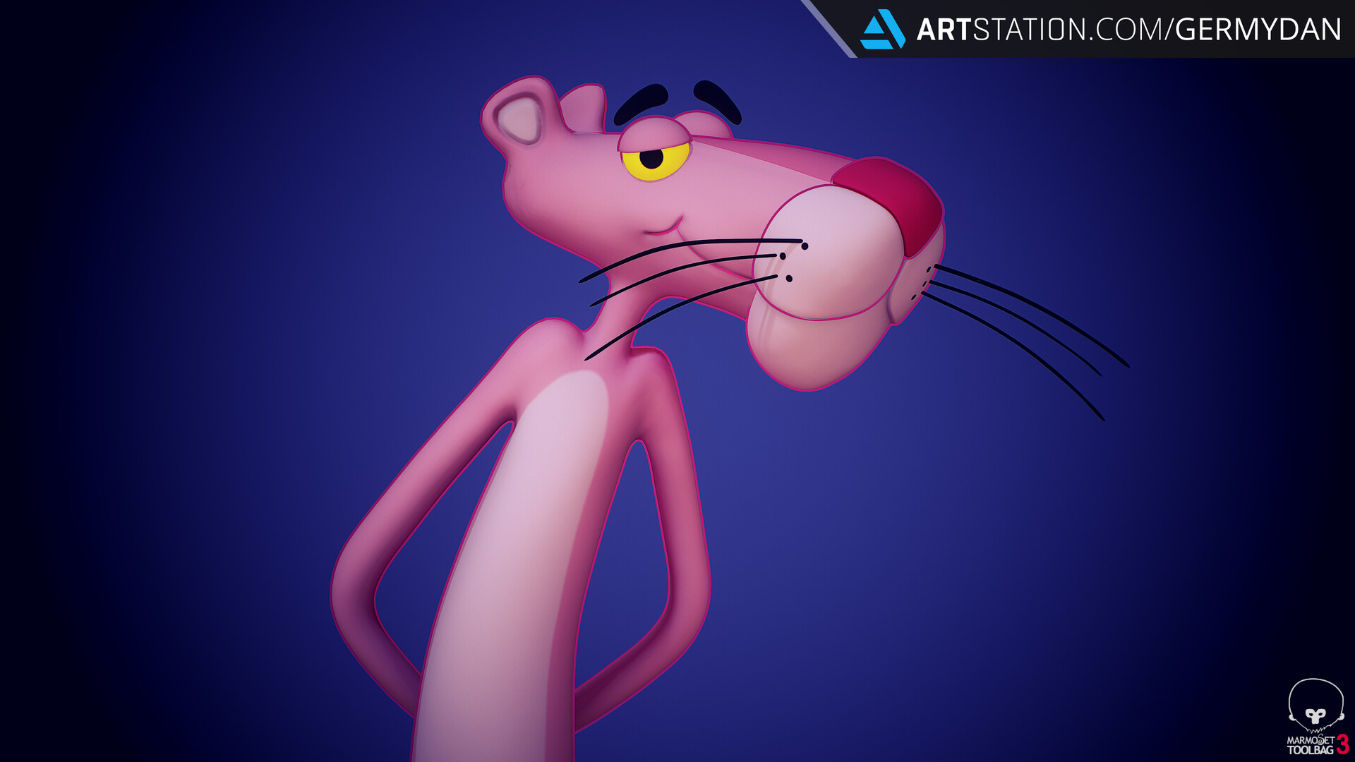 Germán D'Angelo - The Pink Panther · Fan Art