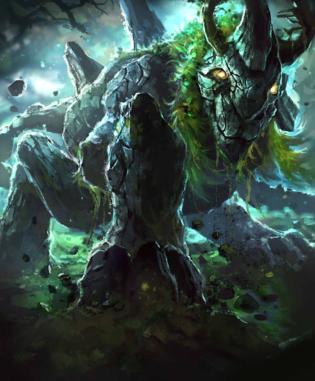 Earth Elemental--Arcane Gladiator TCG