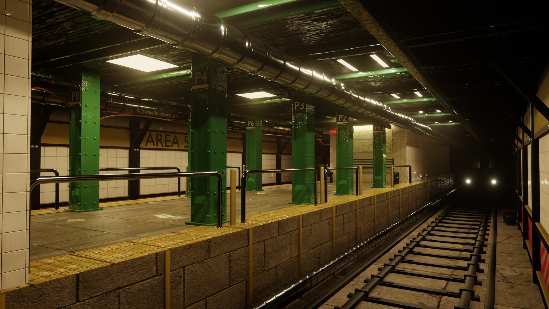 Suva Mondal Subway Station 3d Model