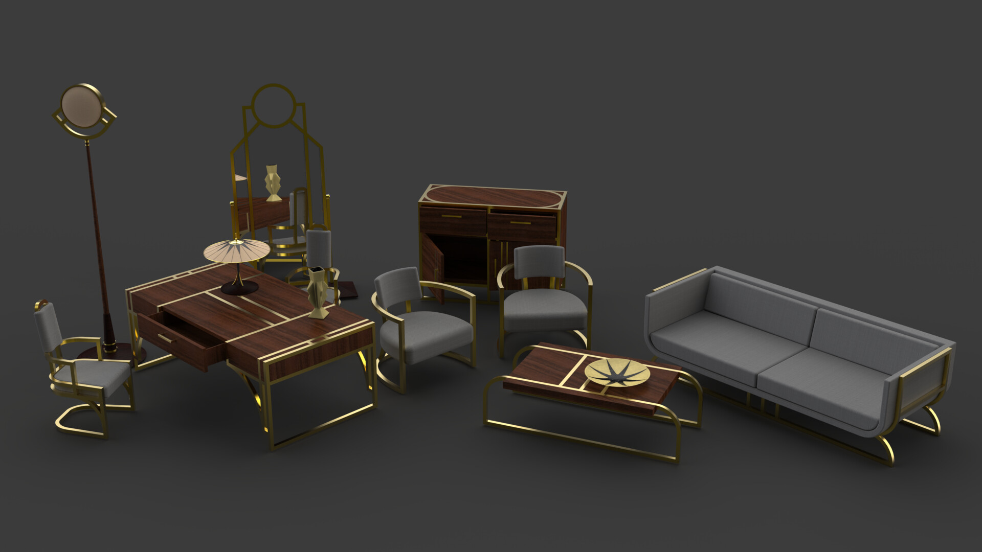ArtStation Art Deco Furniture