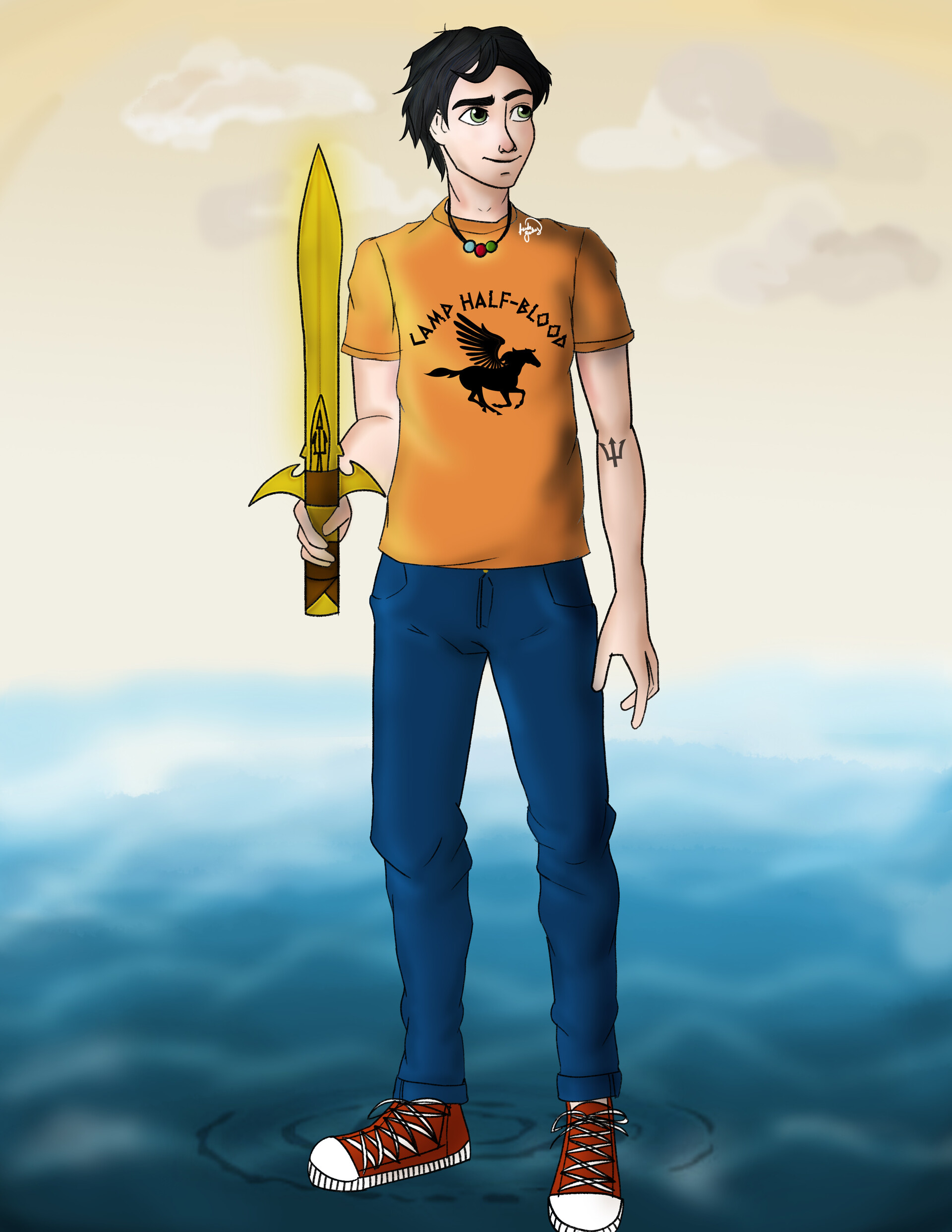 ArtStation Percy Jackson (Son of Poseidon)
