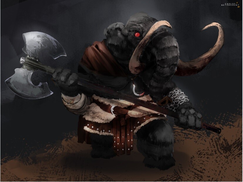 Artstation Loxodon Mammoth Carlos Betancourt Loxodons are a race of elephant humanoids. loxodon mammoth carlos betancourt