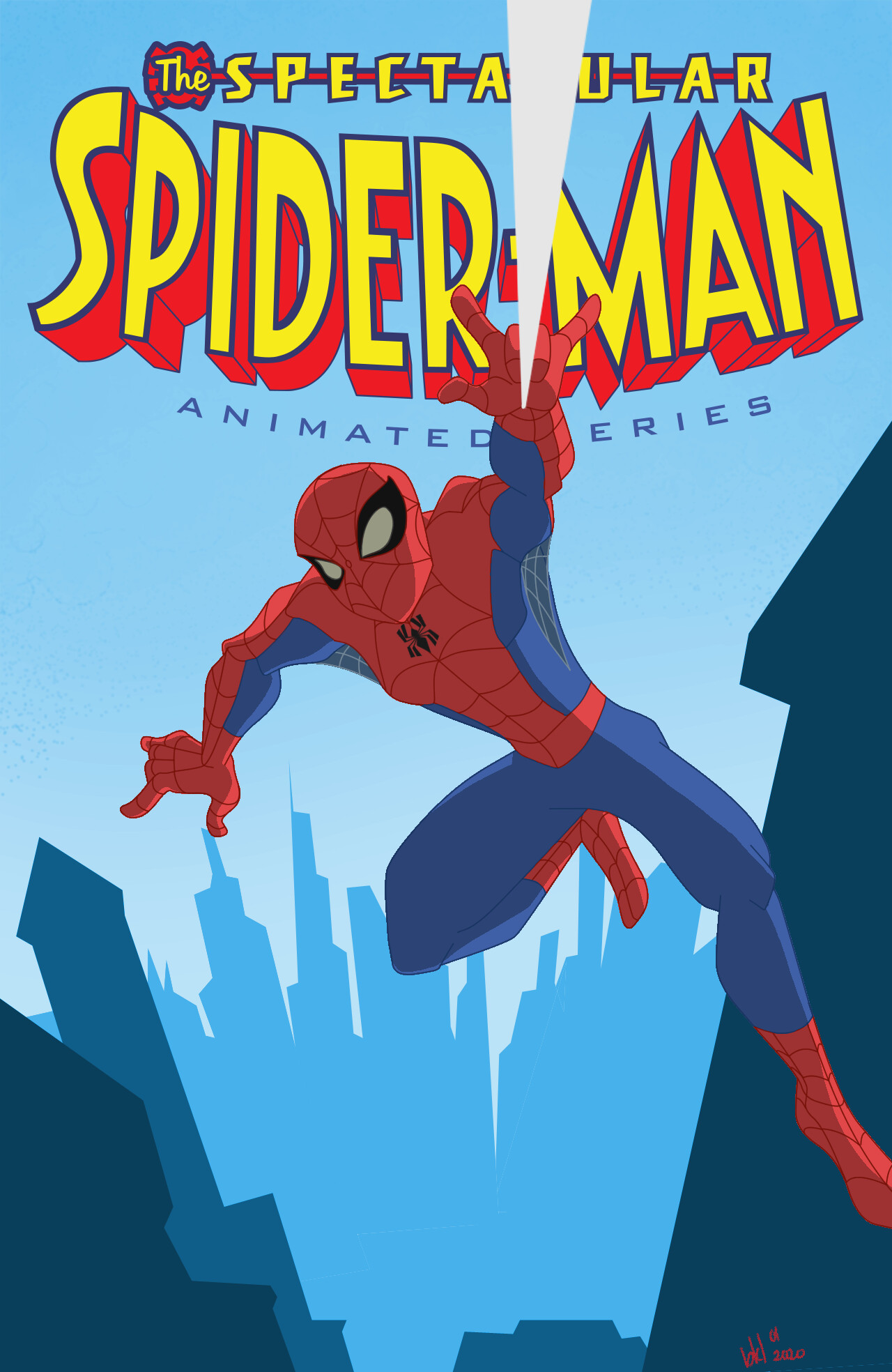 Bryonne Langlois - The Spectacular Spider-Man: Cover Redraw