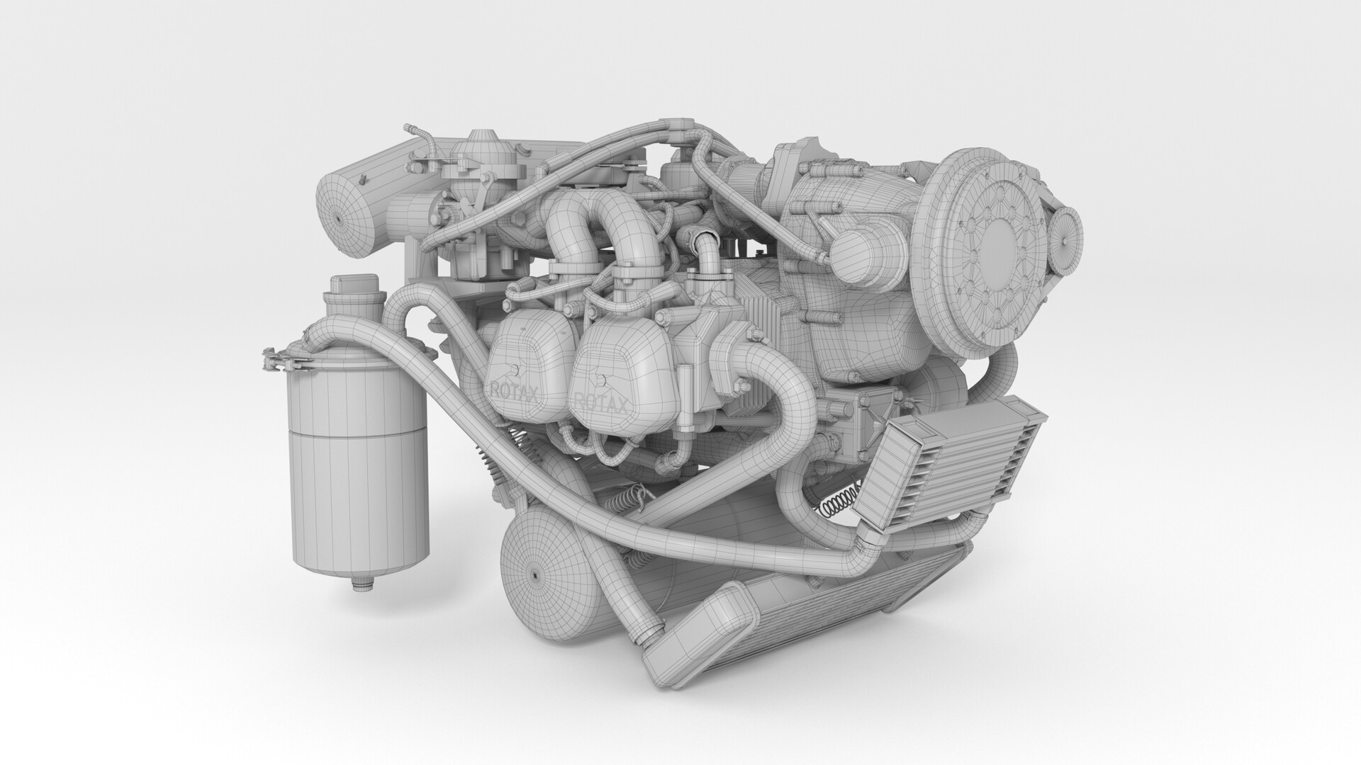 Artstation Rotax 912 Anton Makarov