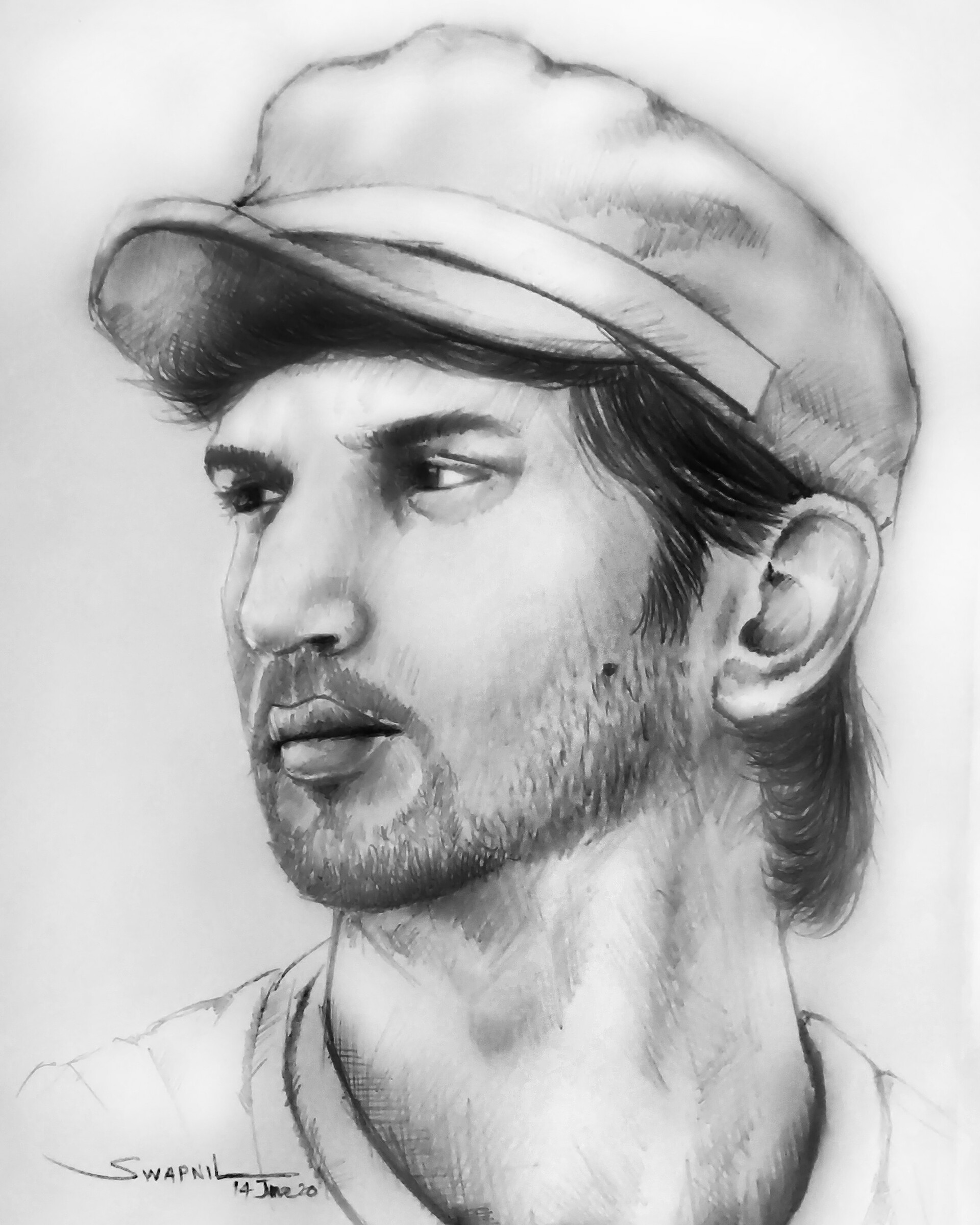 pix Pencil Drawing Easy Sketch Of Sushant Singh Rajput r i p sushant singh rajput