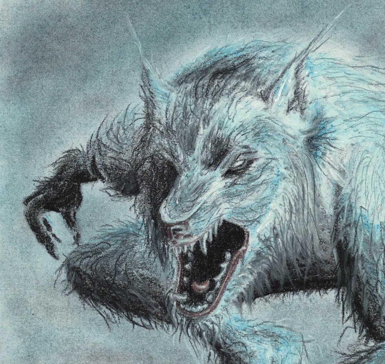 Francisco Schmidt Pastel Pencils And A Werewolf Experiment