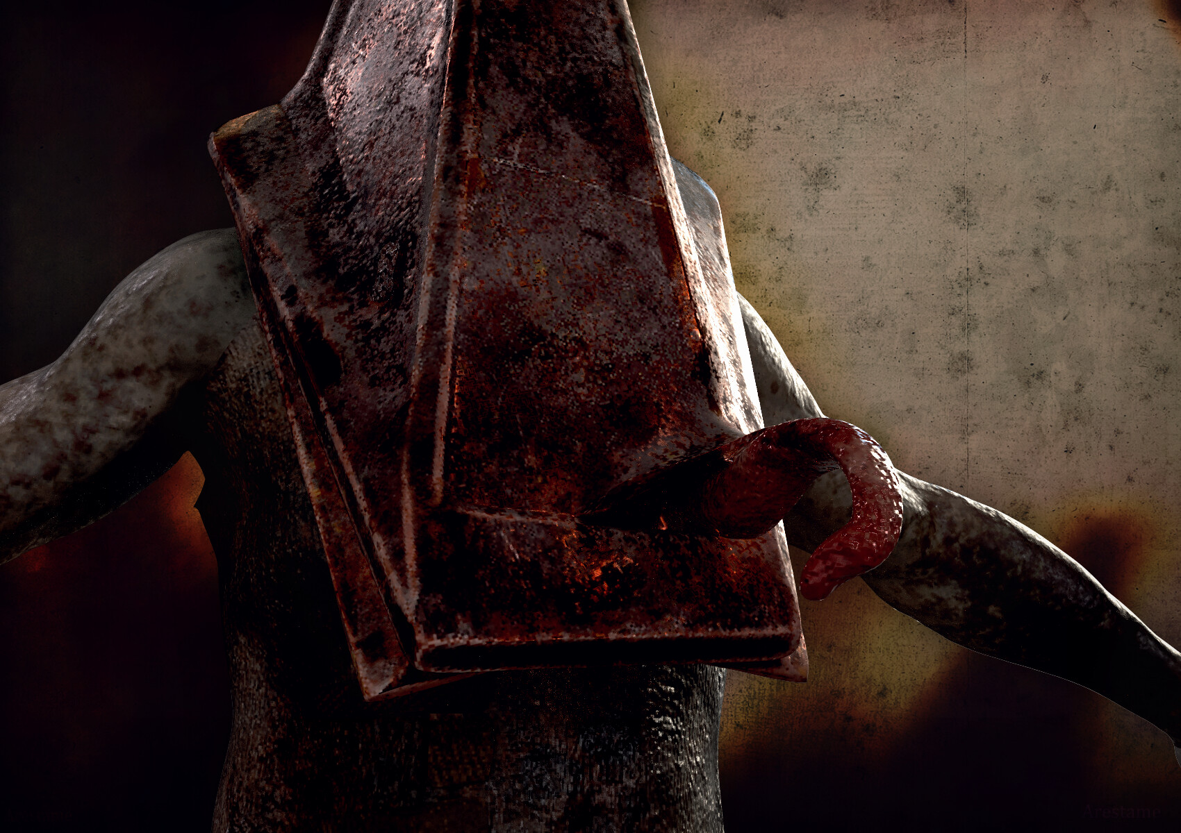 Silent Hill: Masahiro Ito mostra original de Pyramid Head