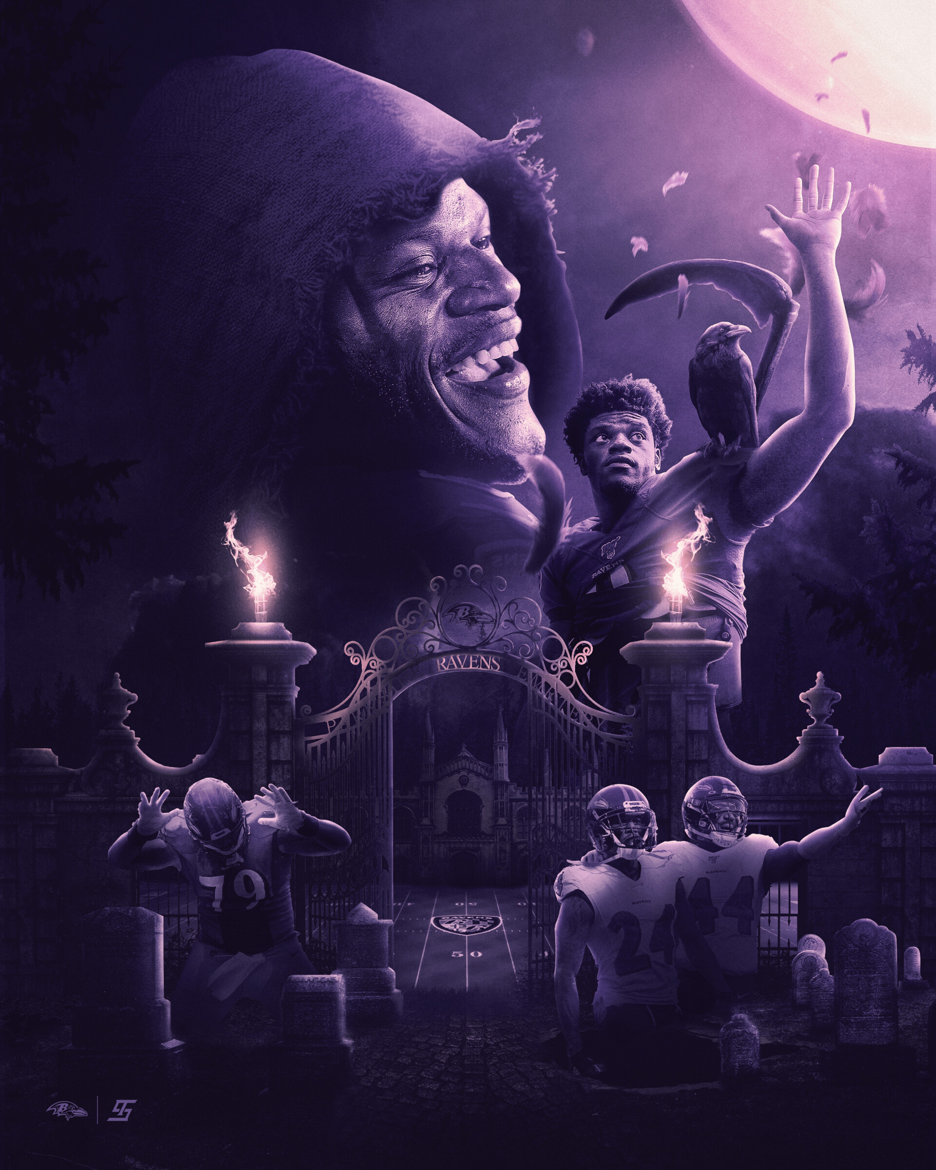 ArtStation Baltimore Ravens Artwork