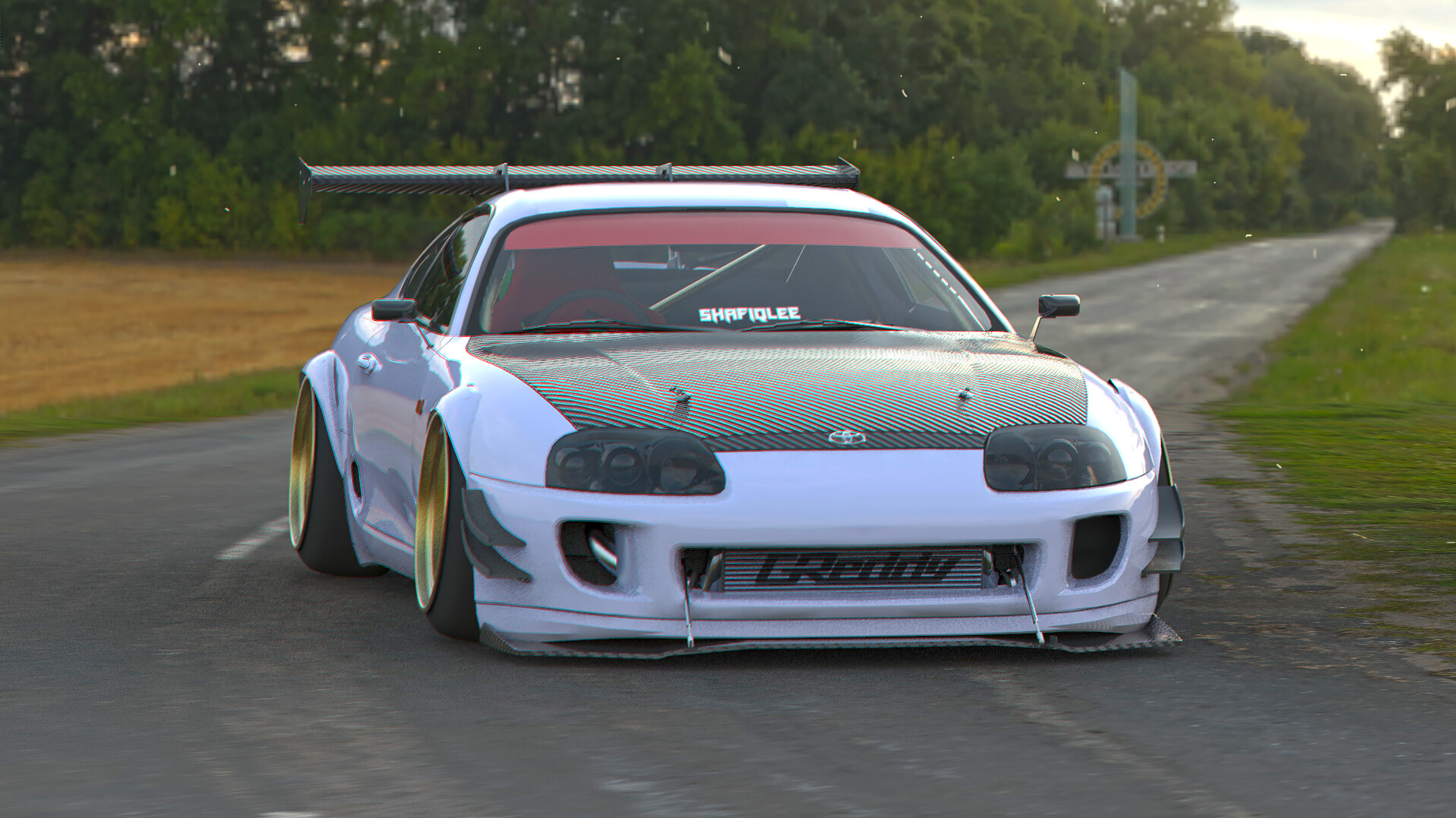 Artstation Toyota Supra A80 Street Tuned Shafiq Lee
