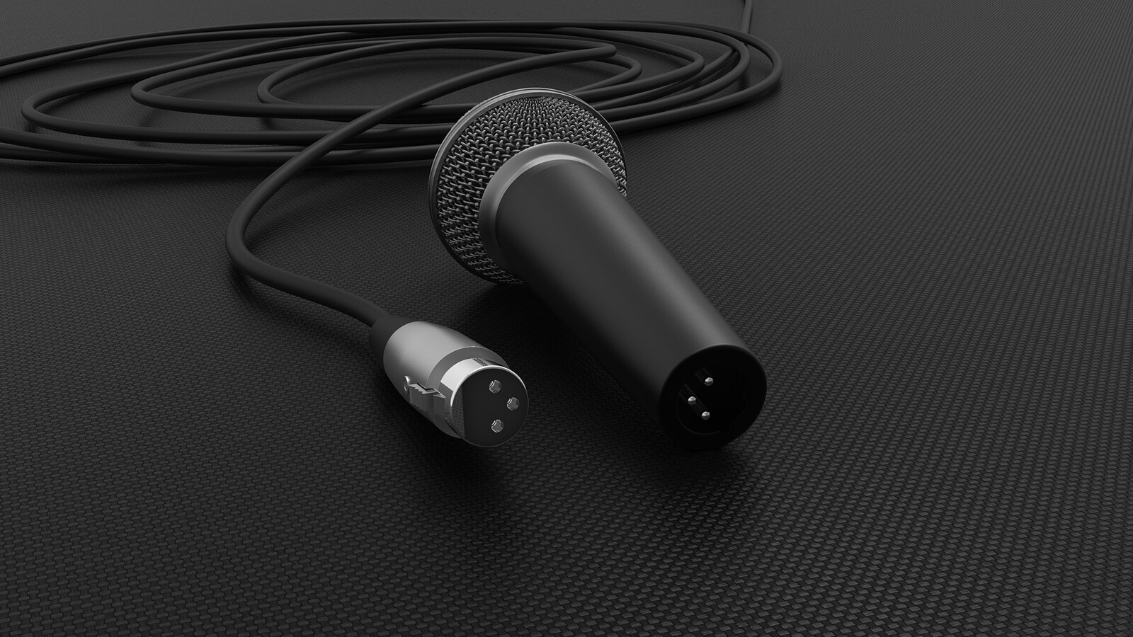 Shure SM58 Microphone and XLR Cable