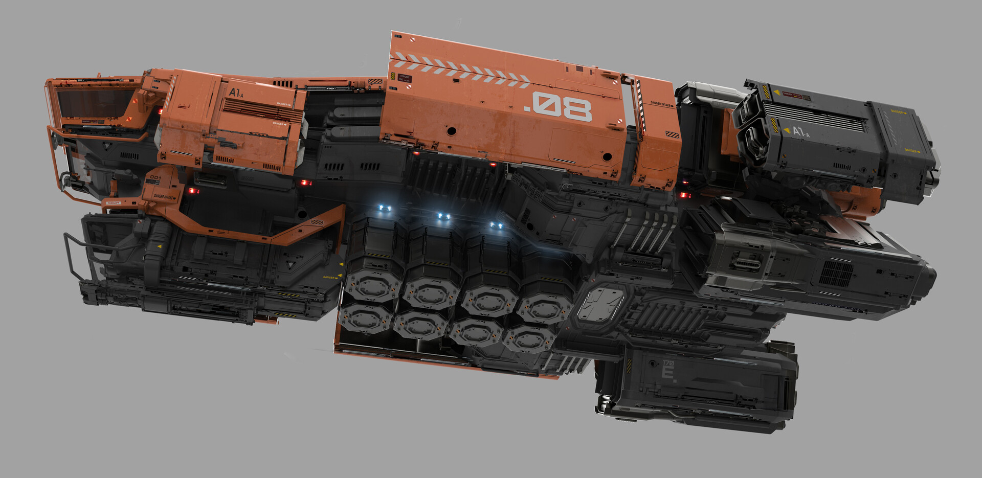 Gavin Rothery Argo MOLE Mining Ship gavin-rothery-argo-mole-mining-ship