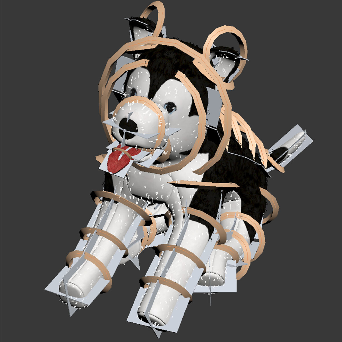 ArtStation - Soft toy dog siberian husky (LIVLIG)ikea