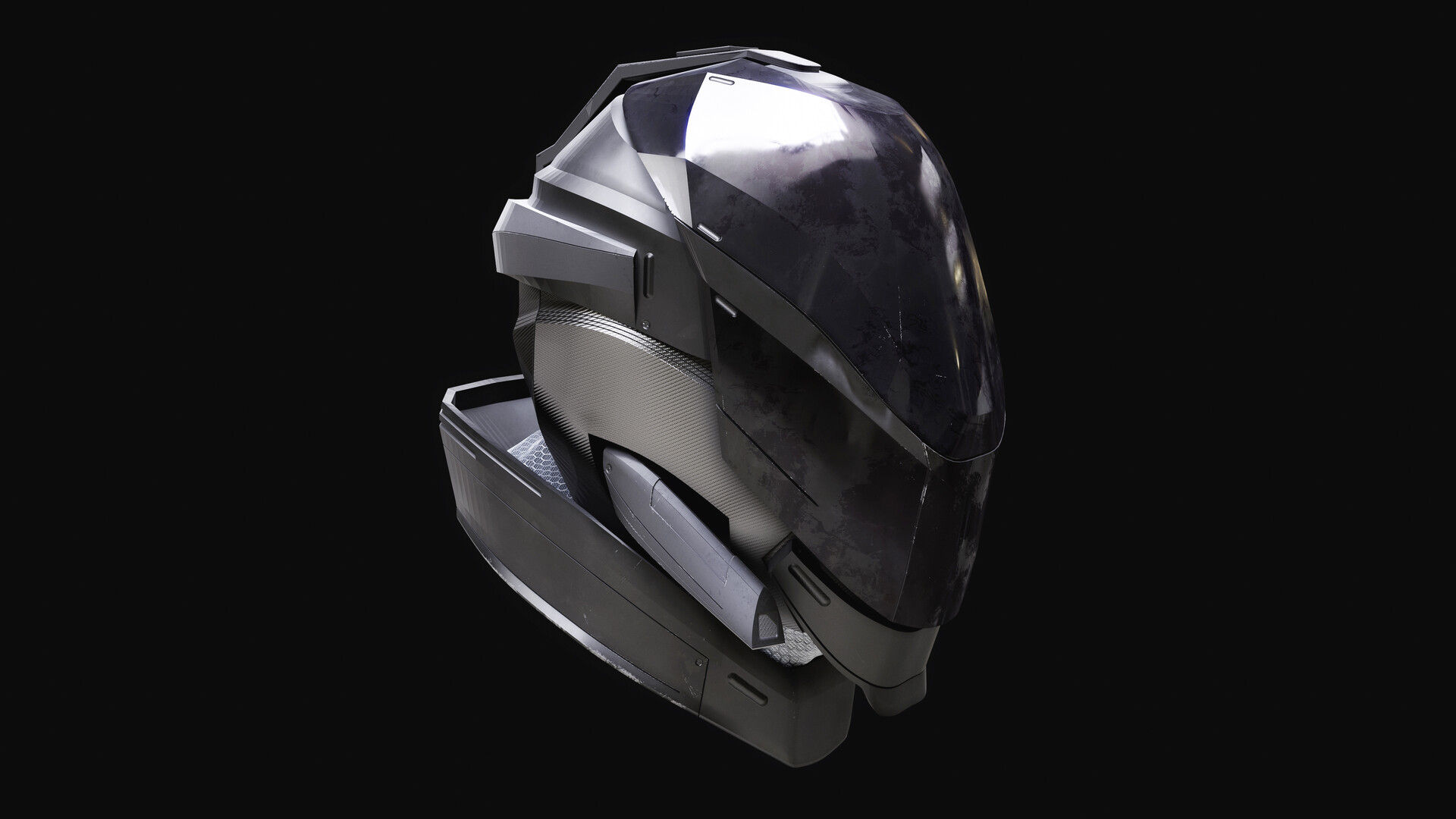 Vlad Matic - Sci-fi helmet concept