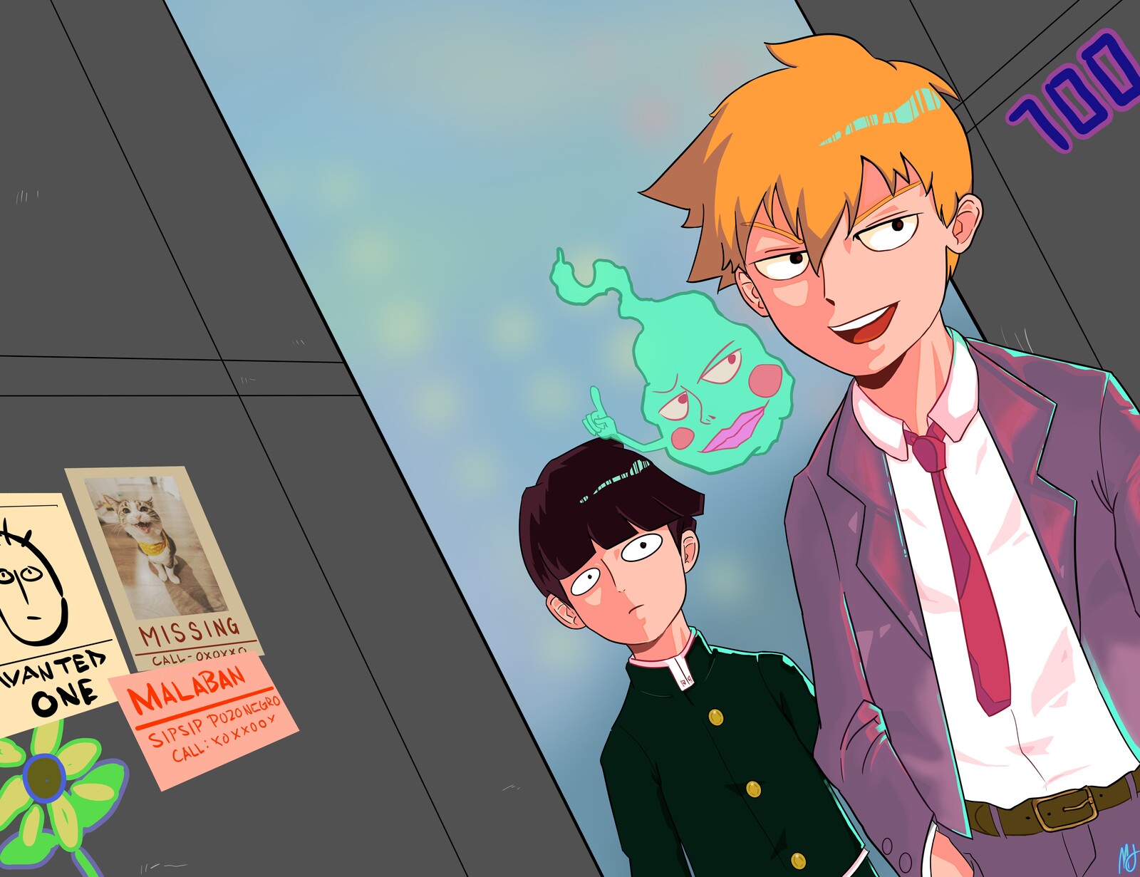 Wallpaper Artstation Mob Reigen And Dimple Marck Joshua Punzalan For Android