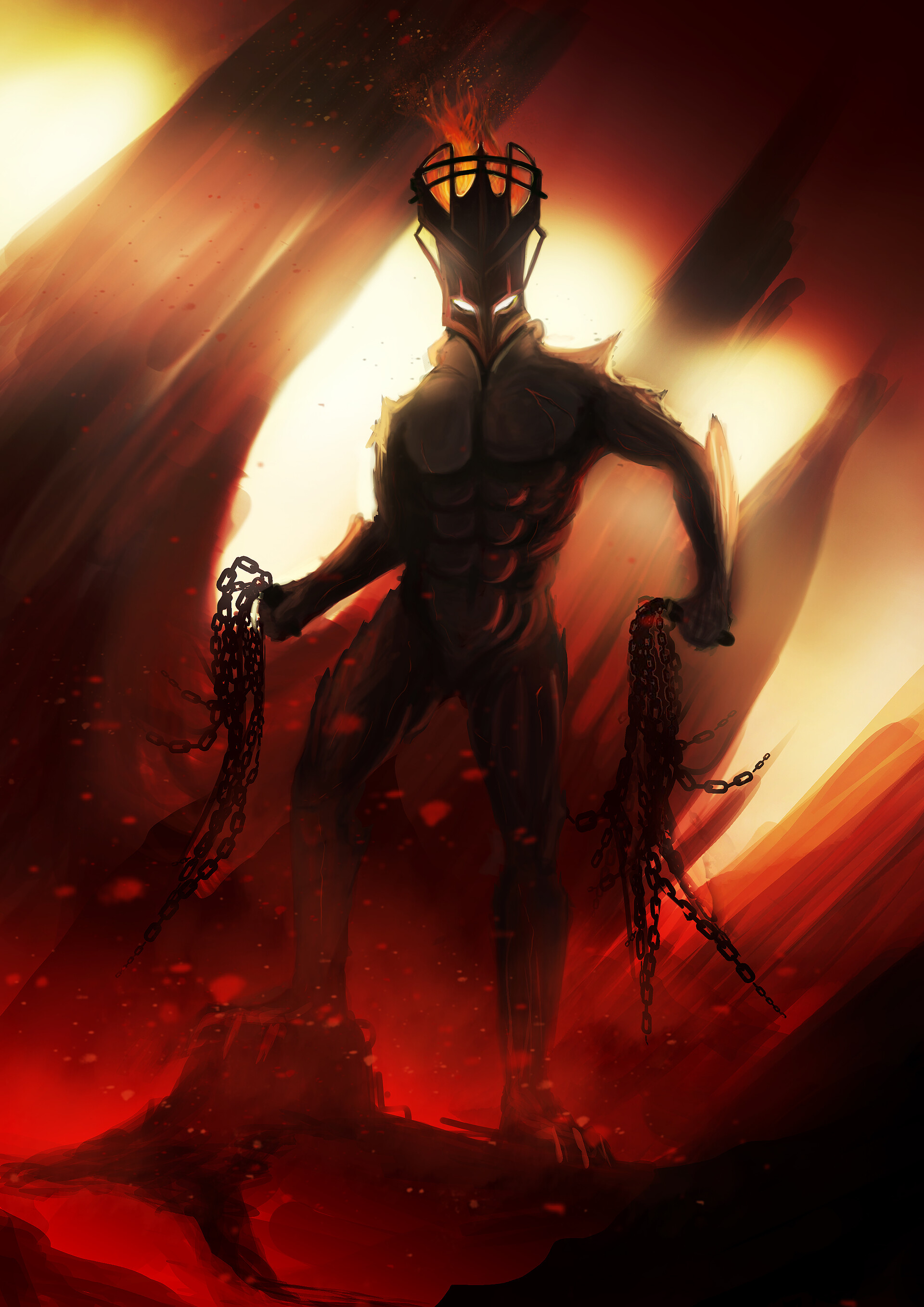 Artstation God Of Fire Kaory Pani