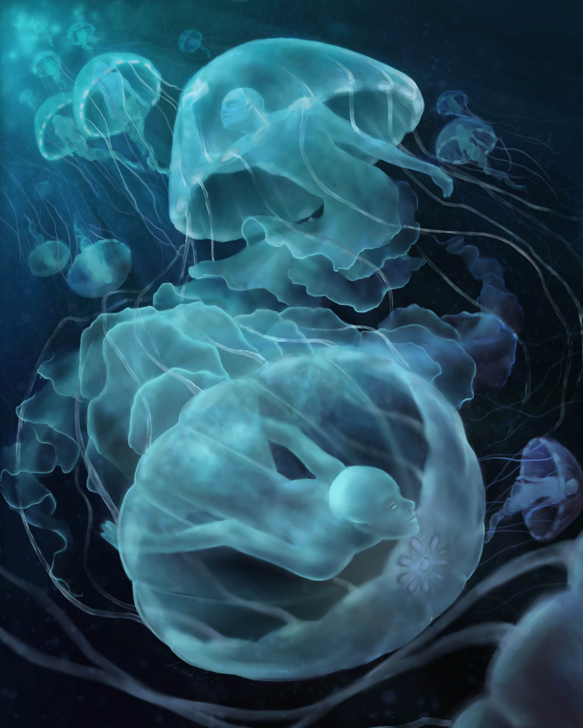 ArtStation Jellyfish people