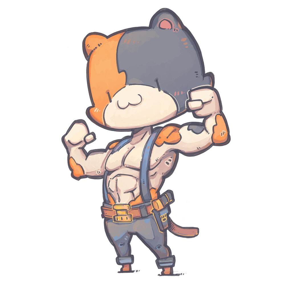 Artstation 1055 Meowscles Jr Pencil