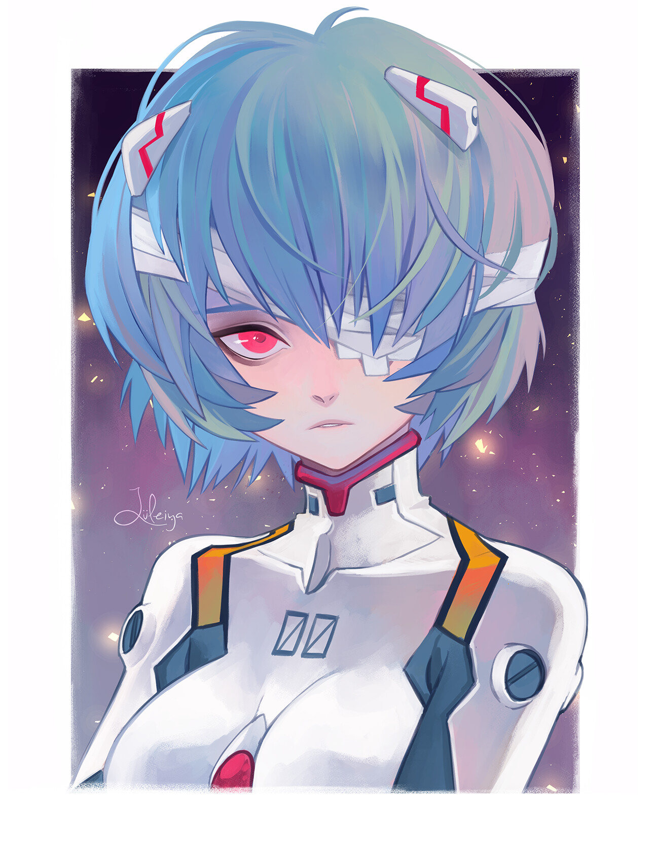 Ayanami Rei from Evangelion anime profile picture by