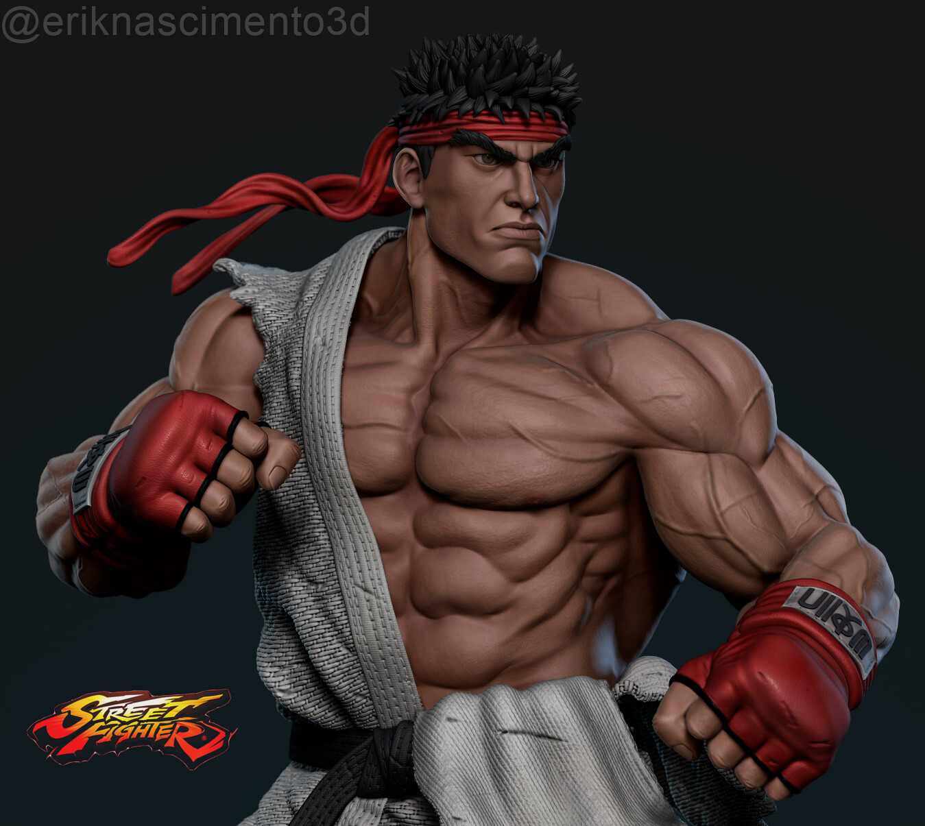 ArtStation - Ryu fanart Street Fighter