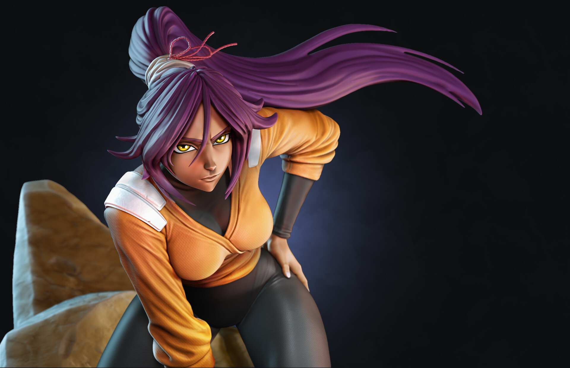 Artstation Bleach Yoruichi Kevin Ribeiro Sword art online/bleach kusajishi yachiru 30cm pink short cosplay hair wig cc126 | ebay. artstation bleach yoruichi kevin