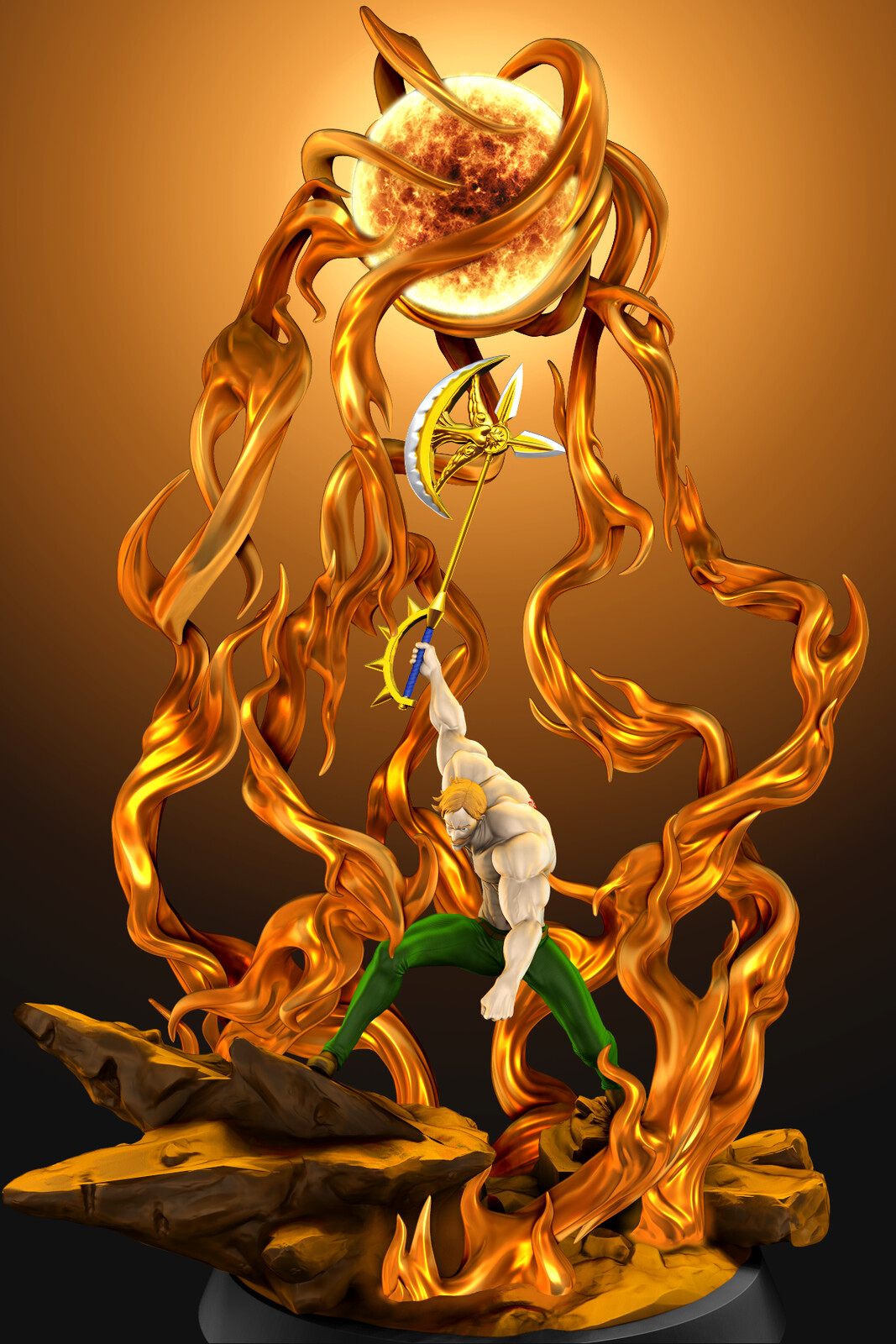 escanor action figure