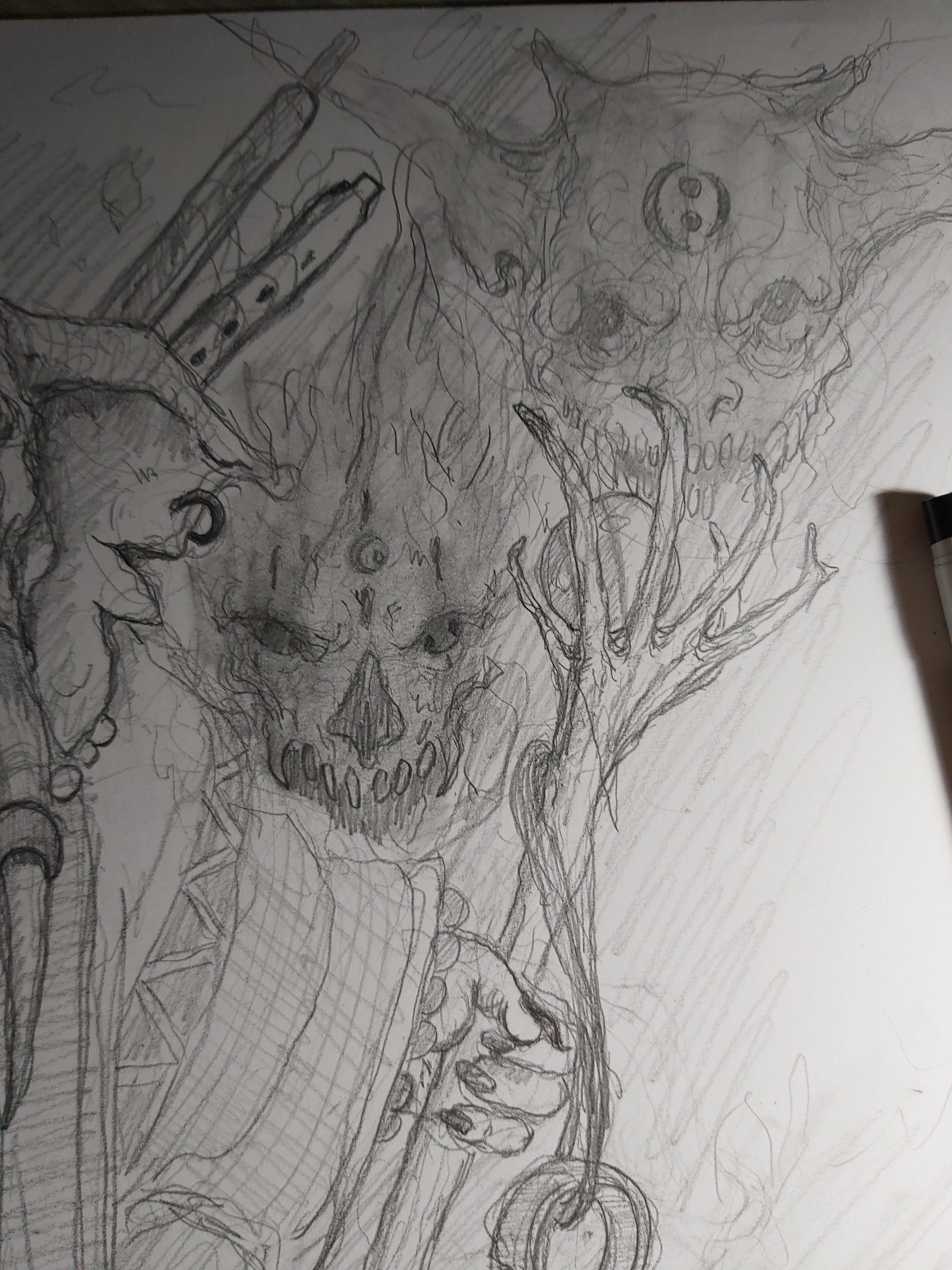 Artstation Elephant Shaman Sketch Maybe For A Painting But I