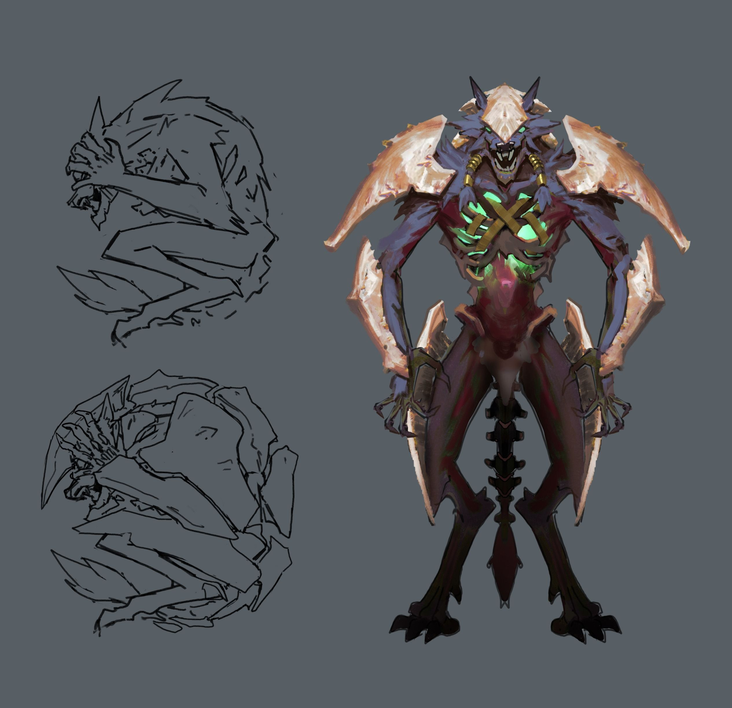 Another go at a more difficult werewolf class. Not all ideas can be winners.