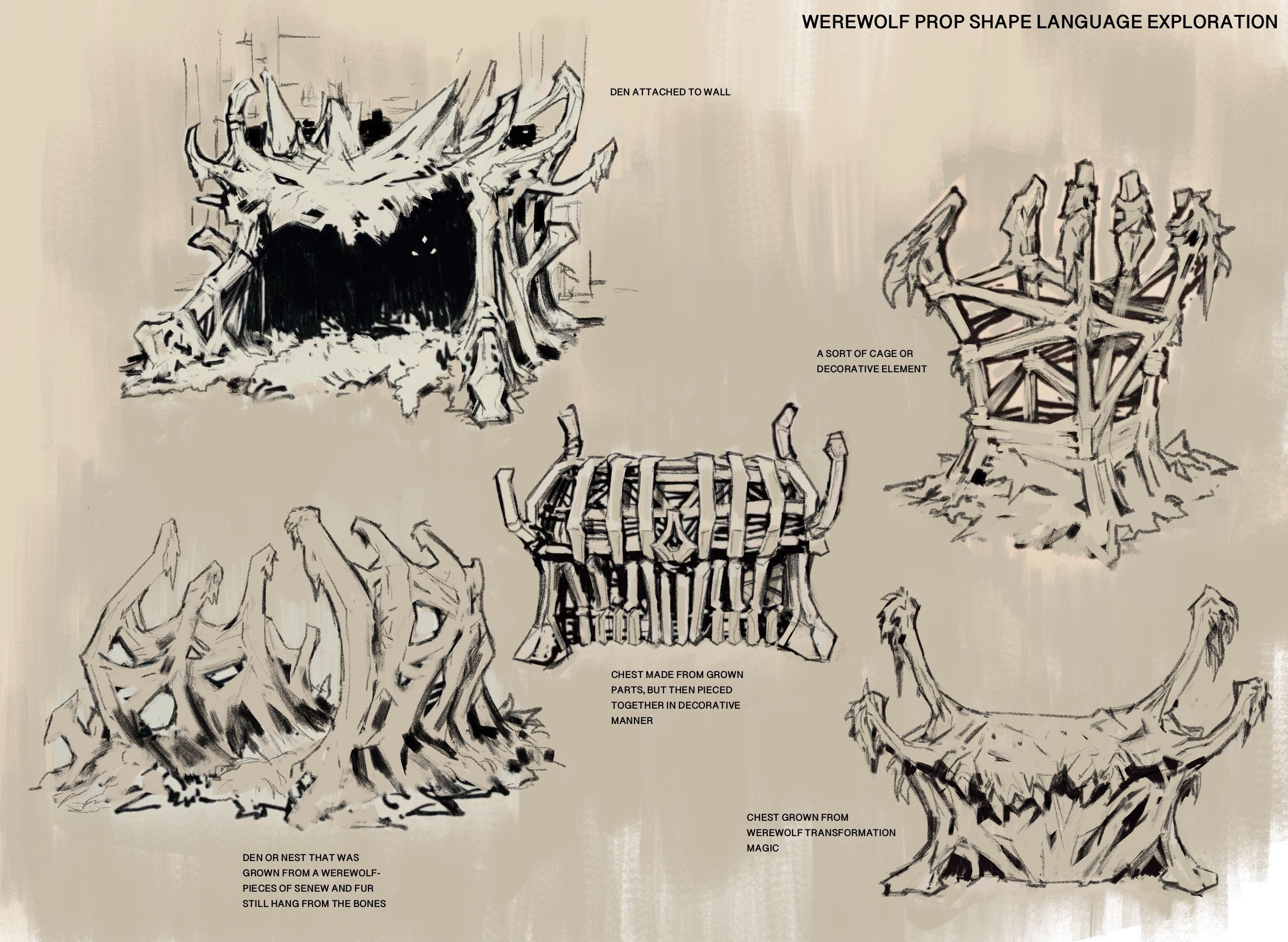 Some werewolf props