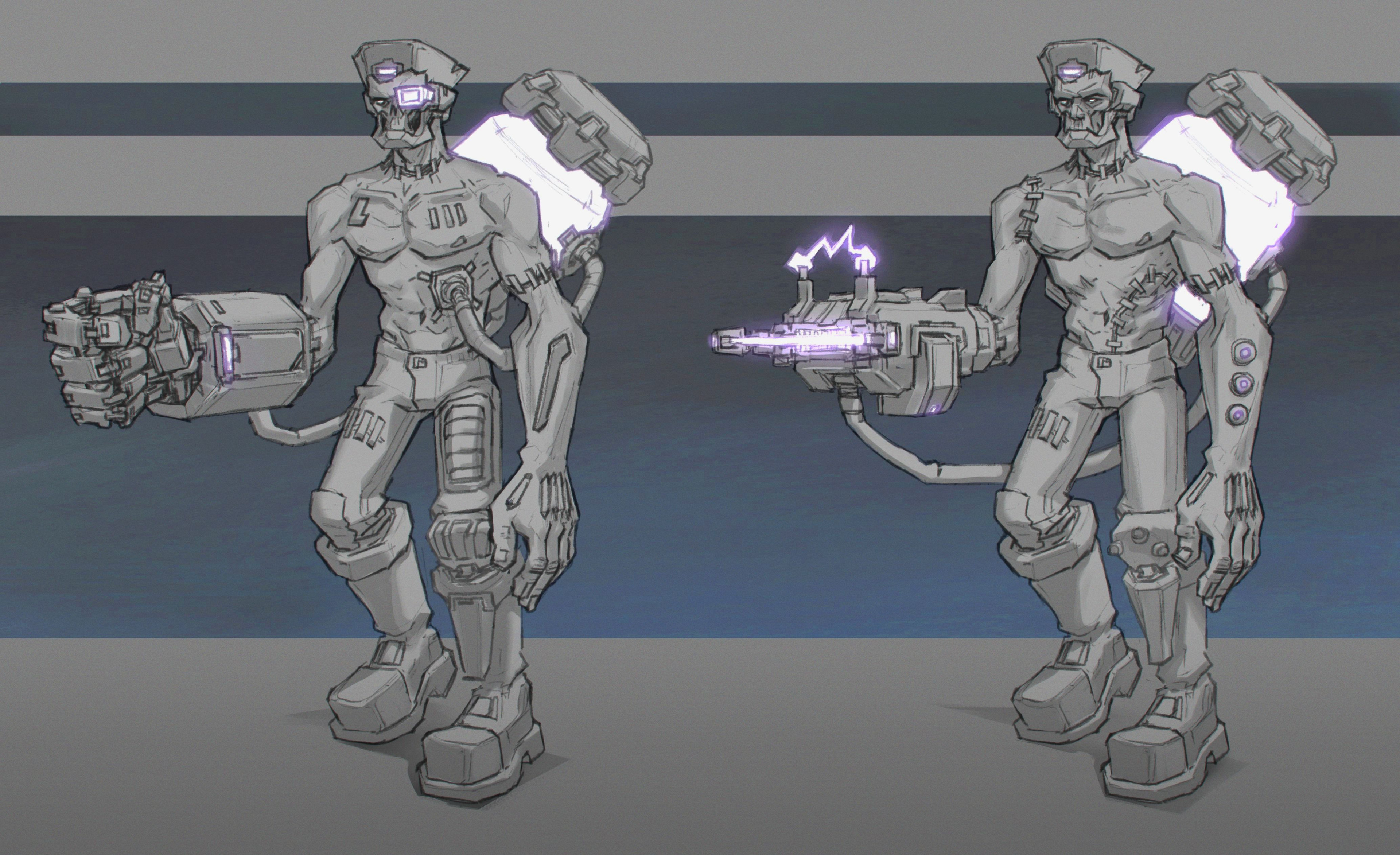 Last sketches I did for the project before it was cancelled. Wish we could've seen this character through, I felt like it was the missing piece to that project.