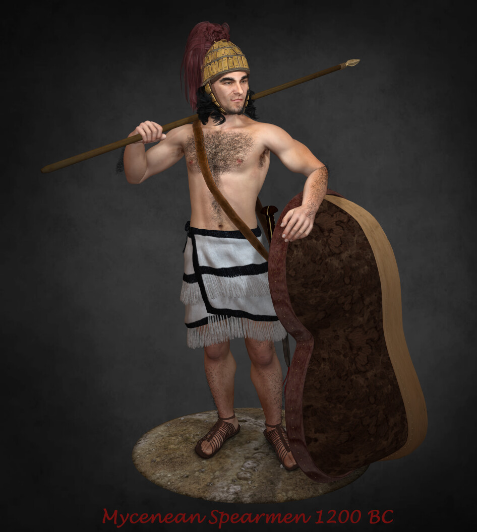 Mycenean Spearmen 1200 BC