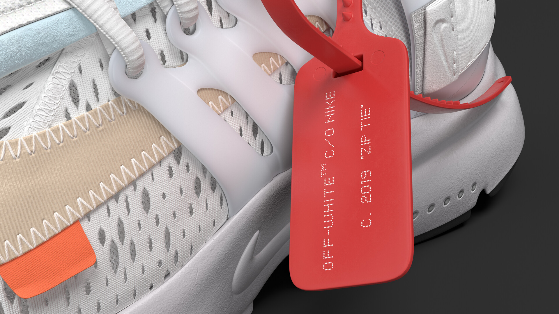 Off white presto zip tie hot sale