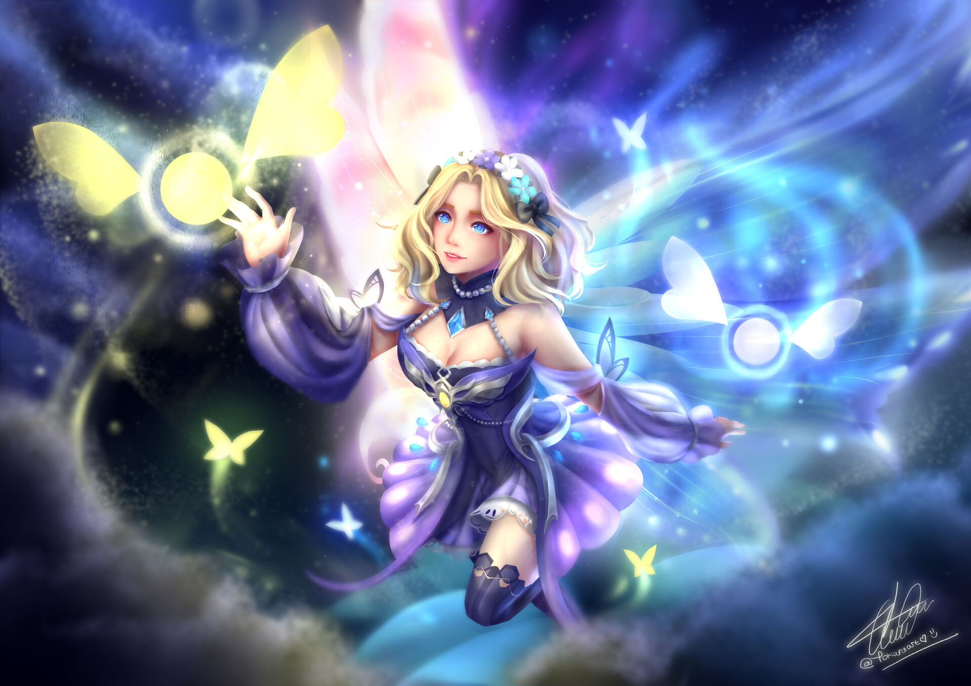 artstation lunox butterfly seraphim