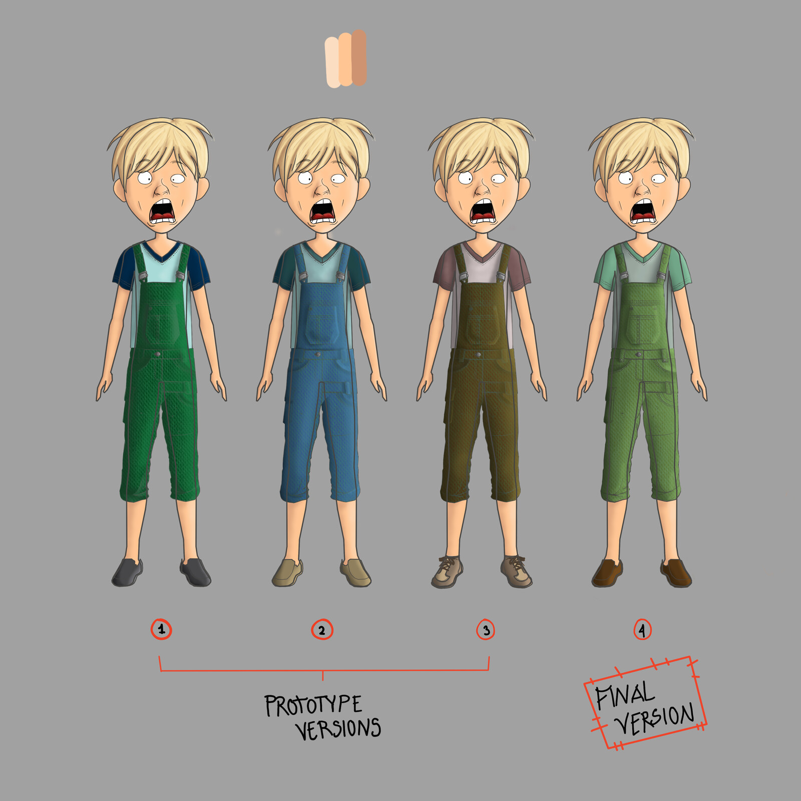 Character Final Designs.